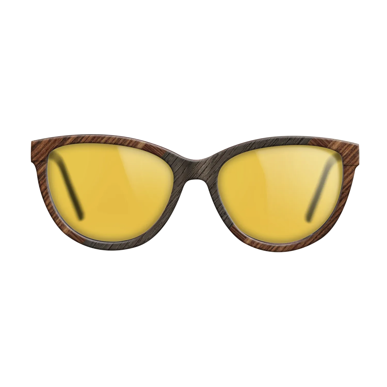 Italian Ebony,Fumed Oak,Rosewood Reconstituted: Angle Cut - The Maiden - Cat - 1937 - SIRIS wood optic