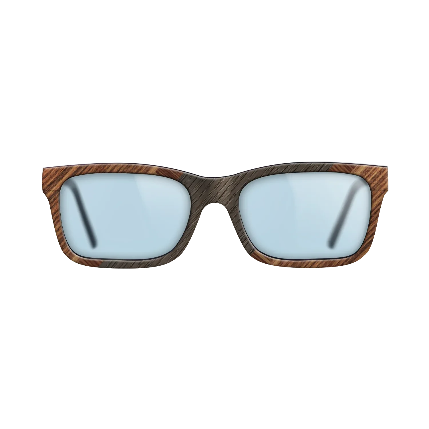 Italian Ebony,Fumed Oak,Rosewood Reconstituted: Angle Cut - The Sage - Rectangle - 1937 - SIRIS wood optic