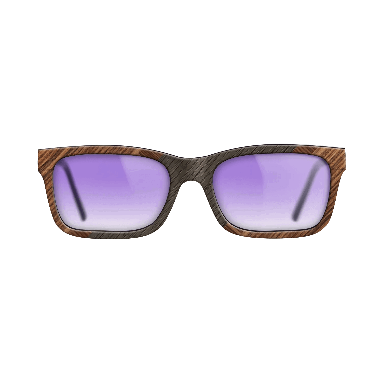 Italian Ebony,Fumed Oak,Rosewood Reconstituted: Angle Cut - The Sage - Rectangle - 1937 - SIRIS wood optic