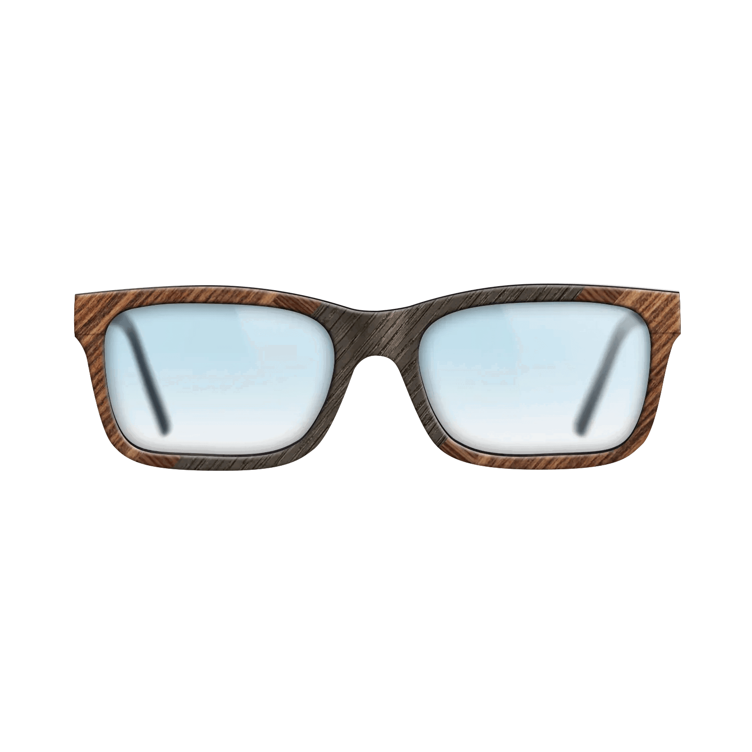 Italian Ebony,Fumed Oak,Rosewood Reconstituted: Angle Cut - The Sage - Rectangle - 1937 - SIRIS wood optic