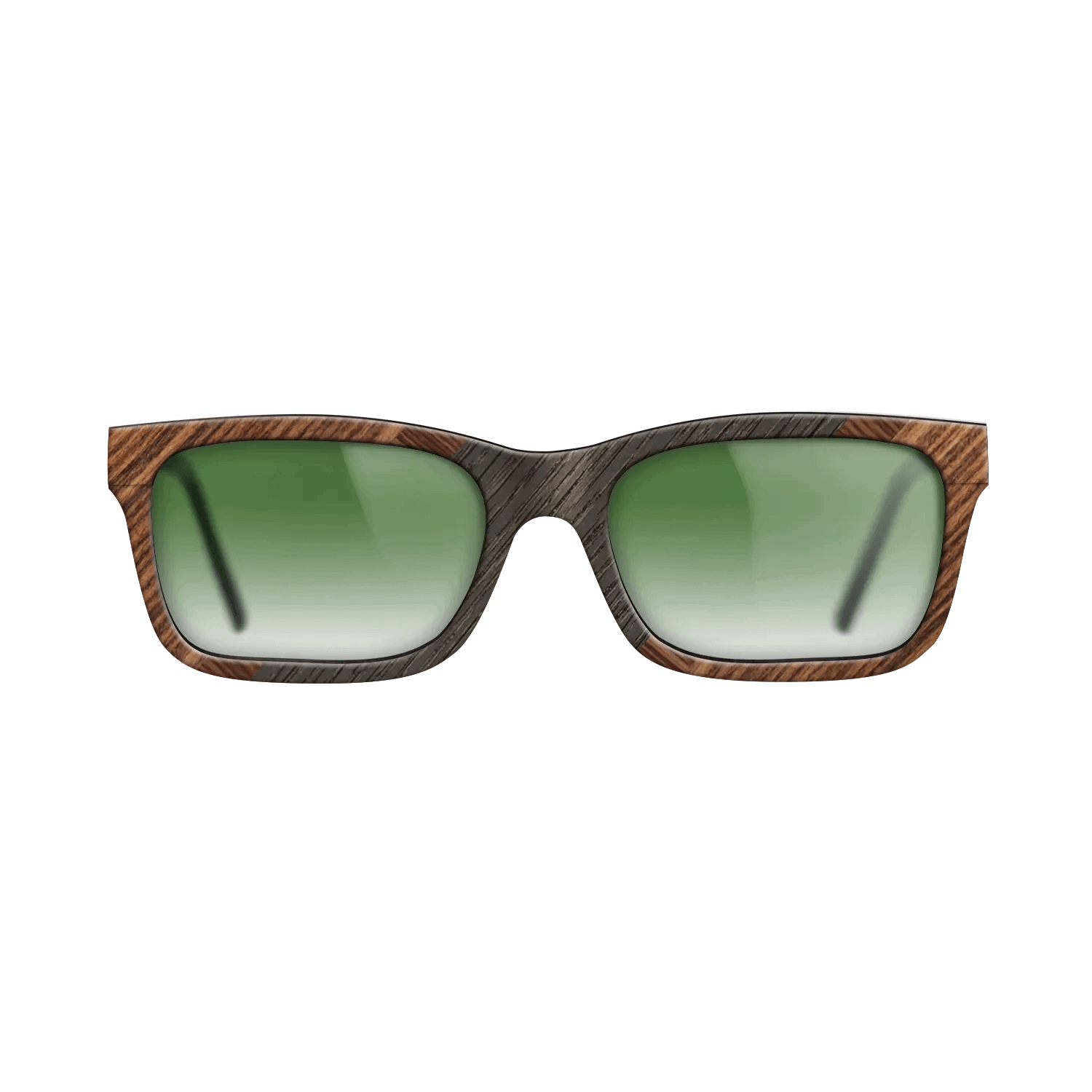 Italian Ebony,Fumed Oak,Rosewood Reconstituted: Angle Cut - The Sage - Rectangle - 1937 - SIRIS wood optic
