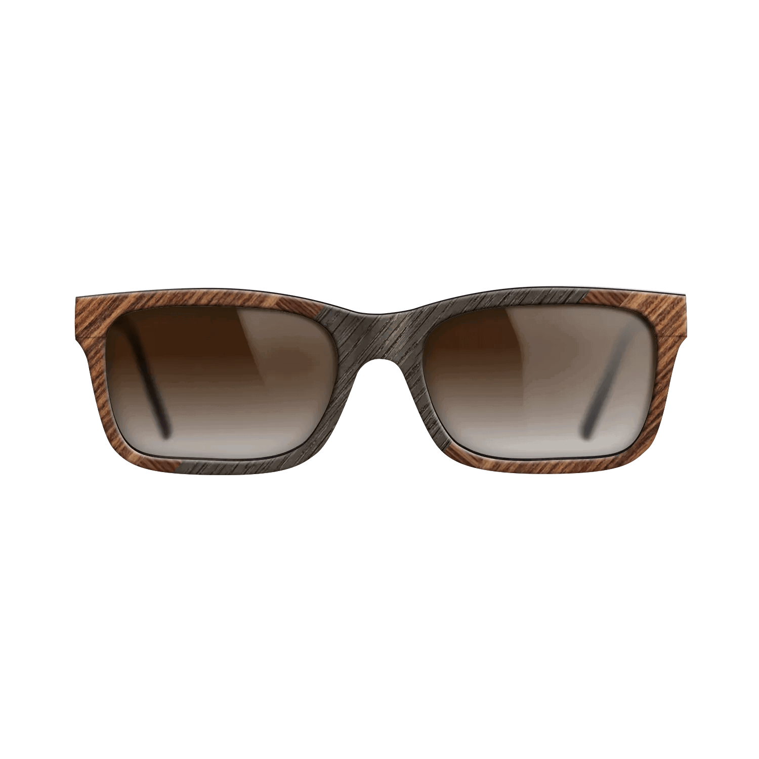 Italian Ebony,Fumed Oak,Rosewood Reconstituted: Angle Cut - The Sage - Rectangle - 1937 - SIRIS wood optic
