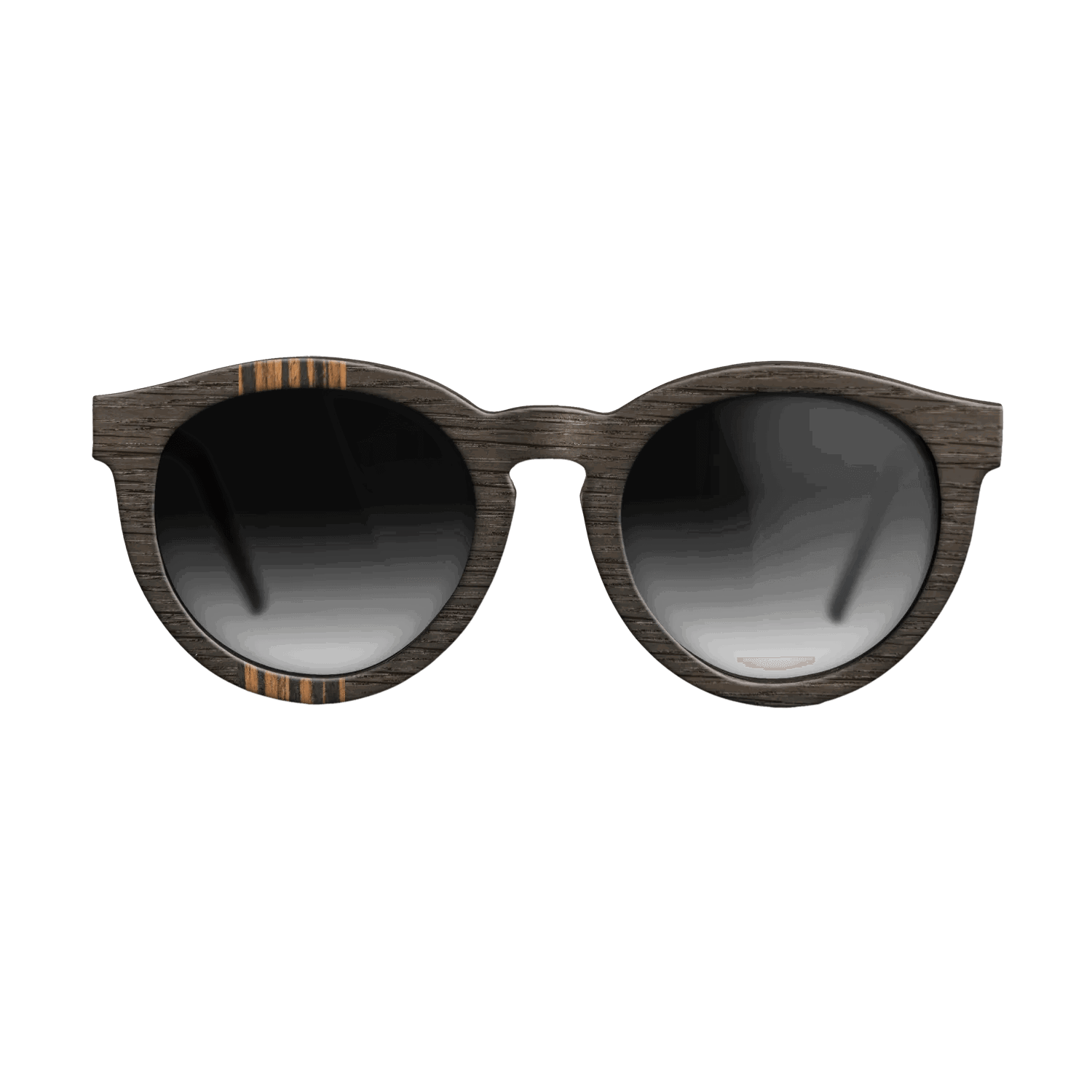 Italian Ebony,Fumed Oak: Splice - The Rebel - Round - SIRIS wood optic