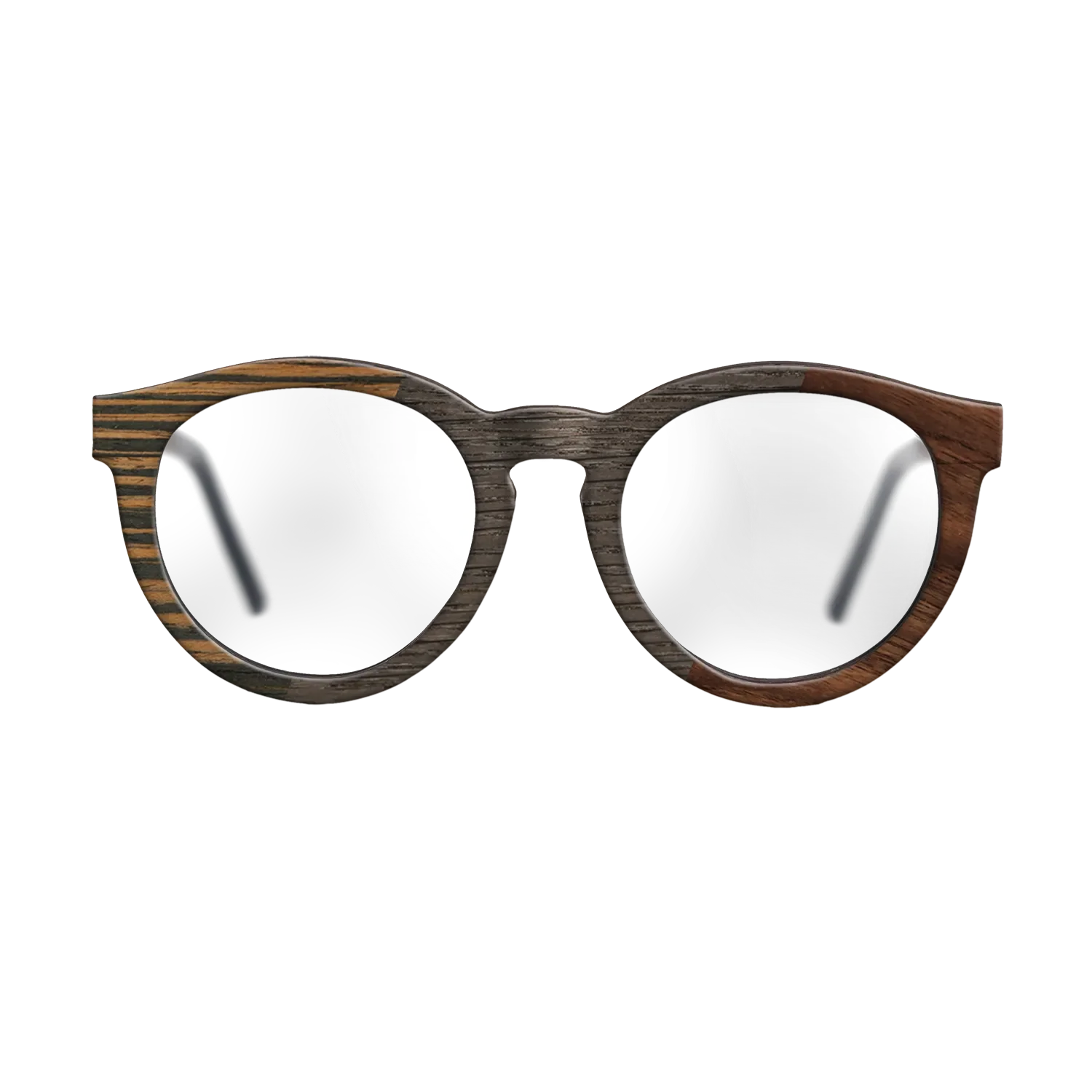 Italian Ebony,Fumed Oak,Walnut Claro Dark: Angle Cut - The Rebel - Round - 1092 - SIRIS wood optic
