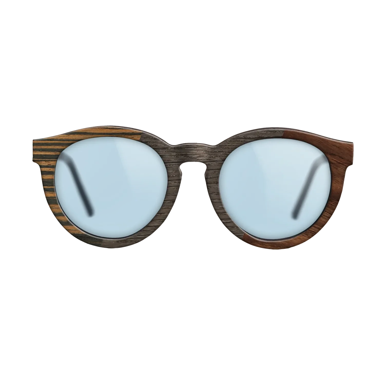 Italian Ebony,Fumed Oak,Walnut Claro Dark: Angle Cut - The Rebel - Round - 1092 - SIRIS wood optic