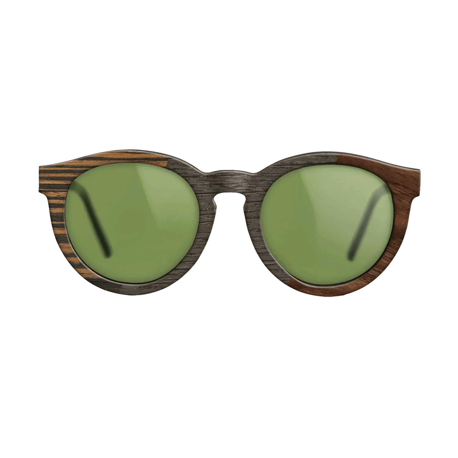 Italian Ebony,Fumed Oak,Walnut Claro Dark: Angle Cut - The Rebel - Round - 1092 - SIRIS wood optic