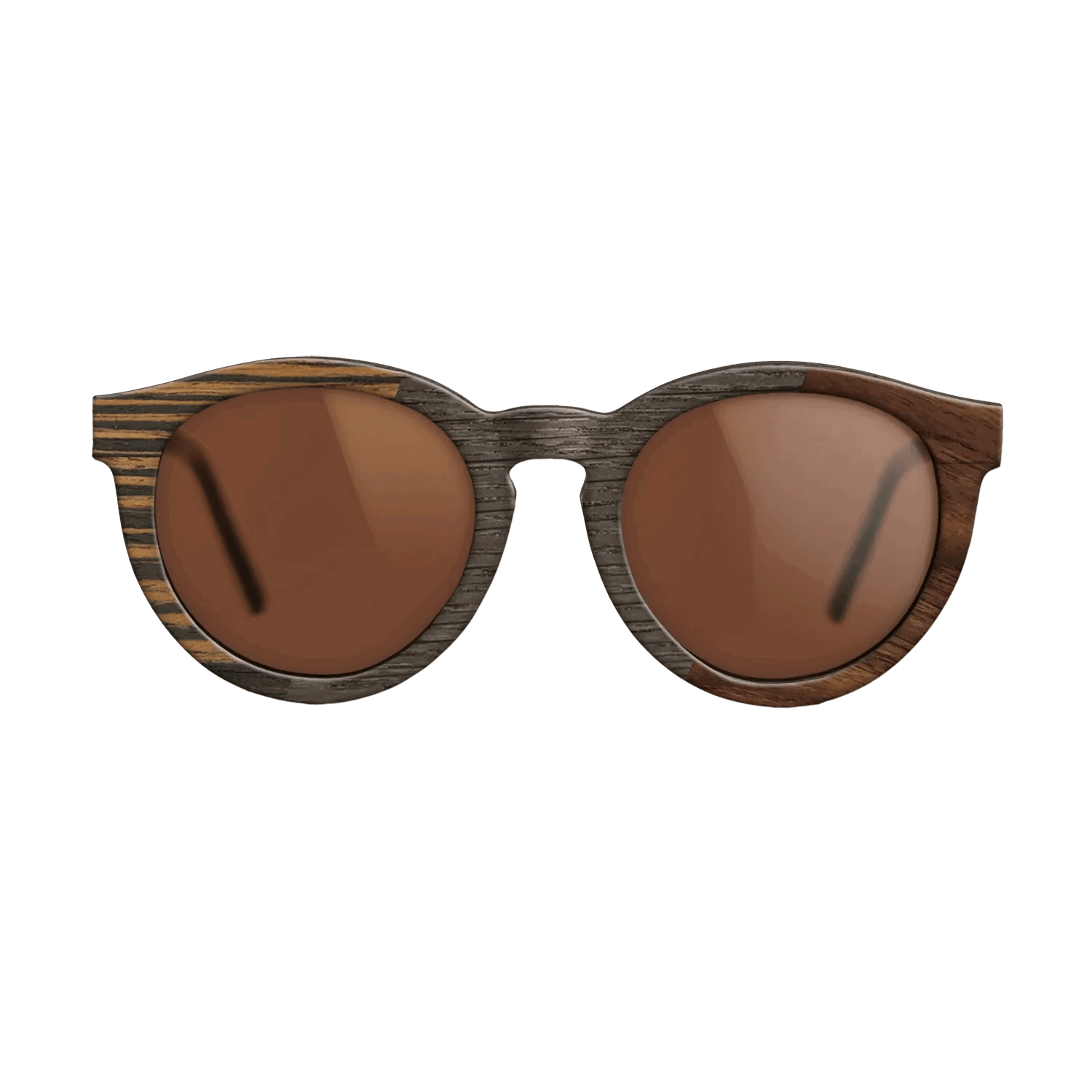 Italian Ebony,Fumed Oak,Walnut Claro Dark: Angle Cut - The Rebel - Round - 1092 - SIRIS wood optic