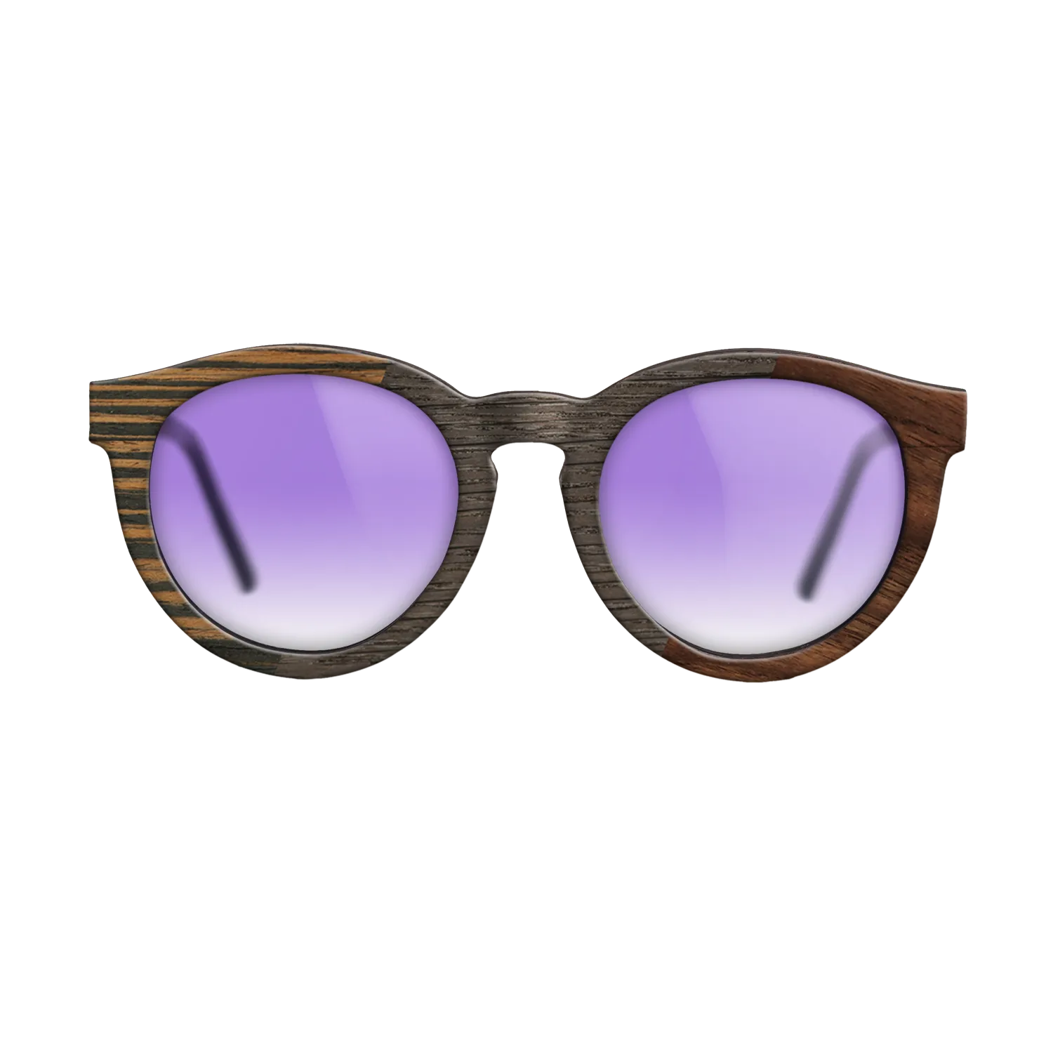 Italian Ebony,Fumed Oak,Walnut Claro Dark: Angle Cut - The Rebel - Round - 1092 - SIRIS wood optic