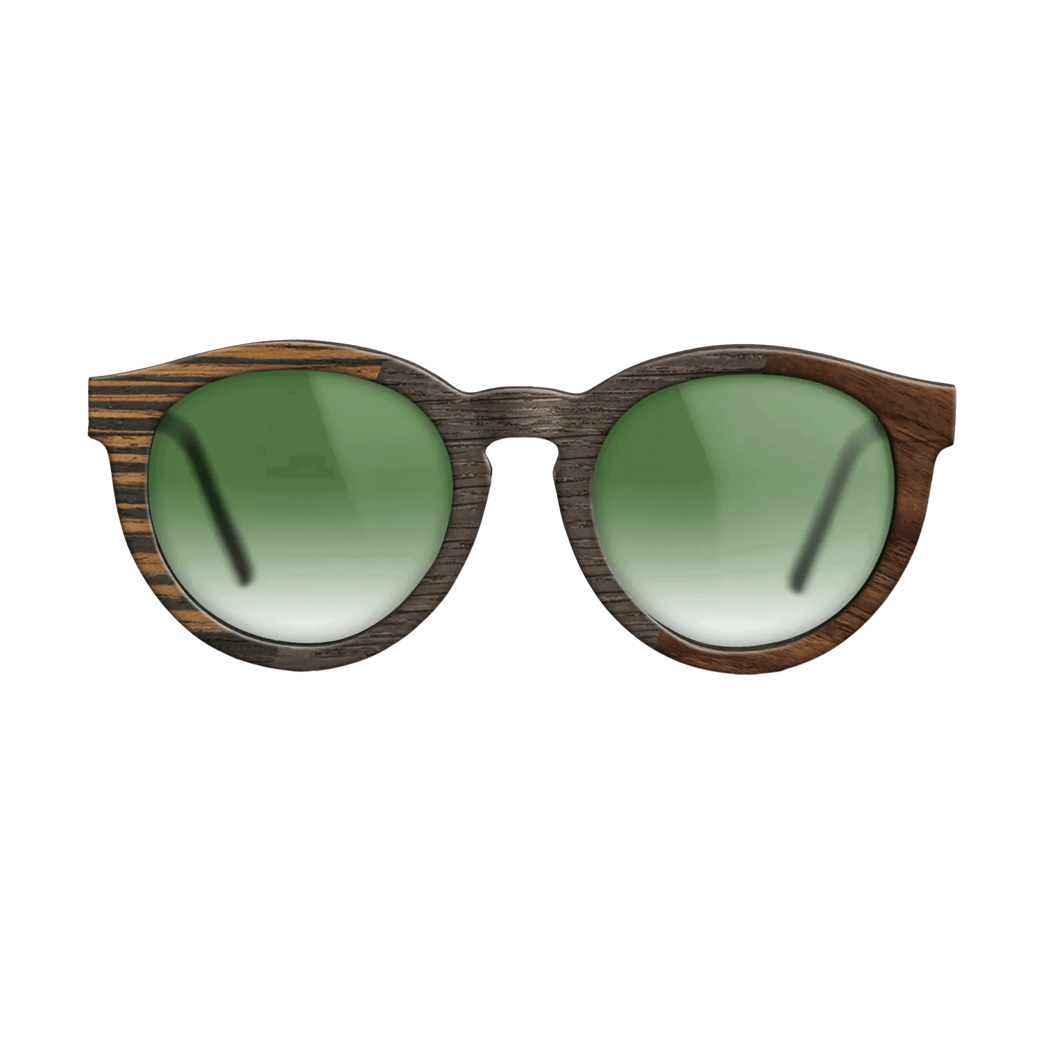 Italian Ebony,Fumed Oak,Walnut Claro Dark: Angle Cut - The Rebel - Round - 1092 - SIRIS wood optic