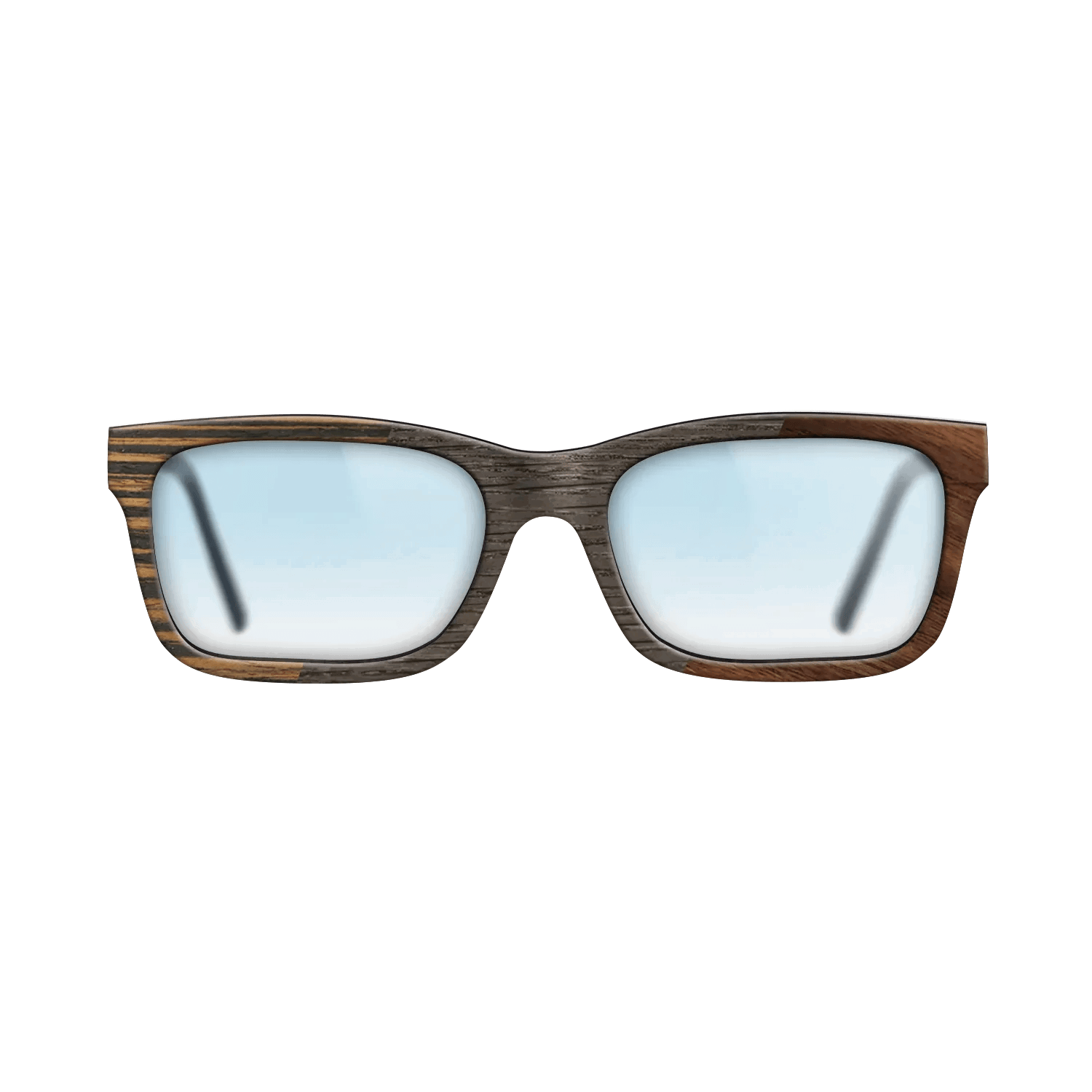 Italian Ebony,Fumed Oak,Walnut Claro Dark: Angle Cut - The Sage - Rectangle - 1092 - SIRIS wood optic