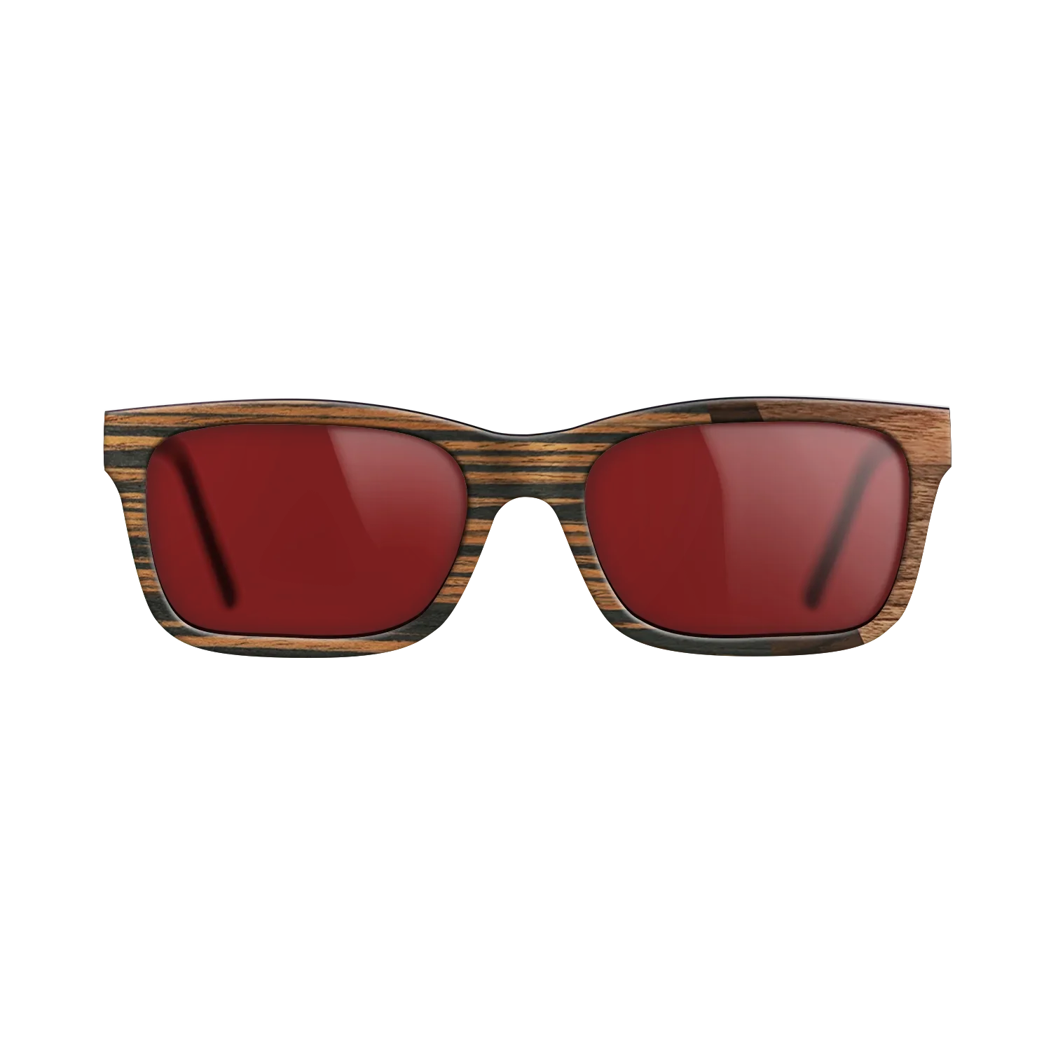 Italian Ebony,Fumed Oak,Walnut Claro Dark: Angle Cut - The Sage - Rectangle - SIRIS wood optic