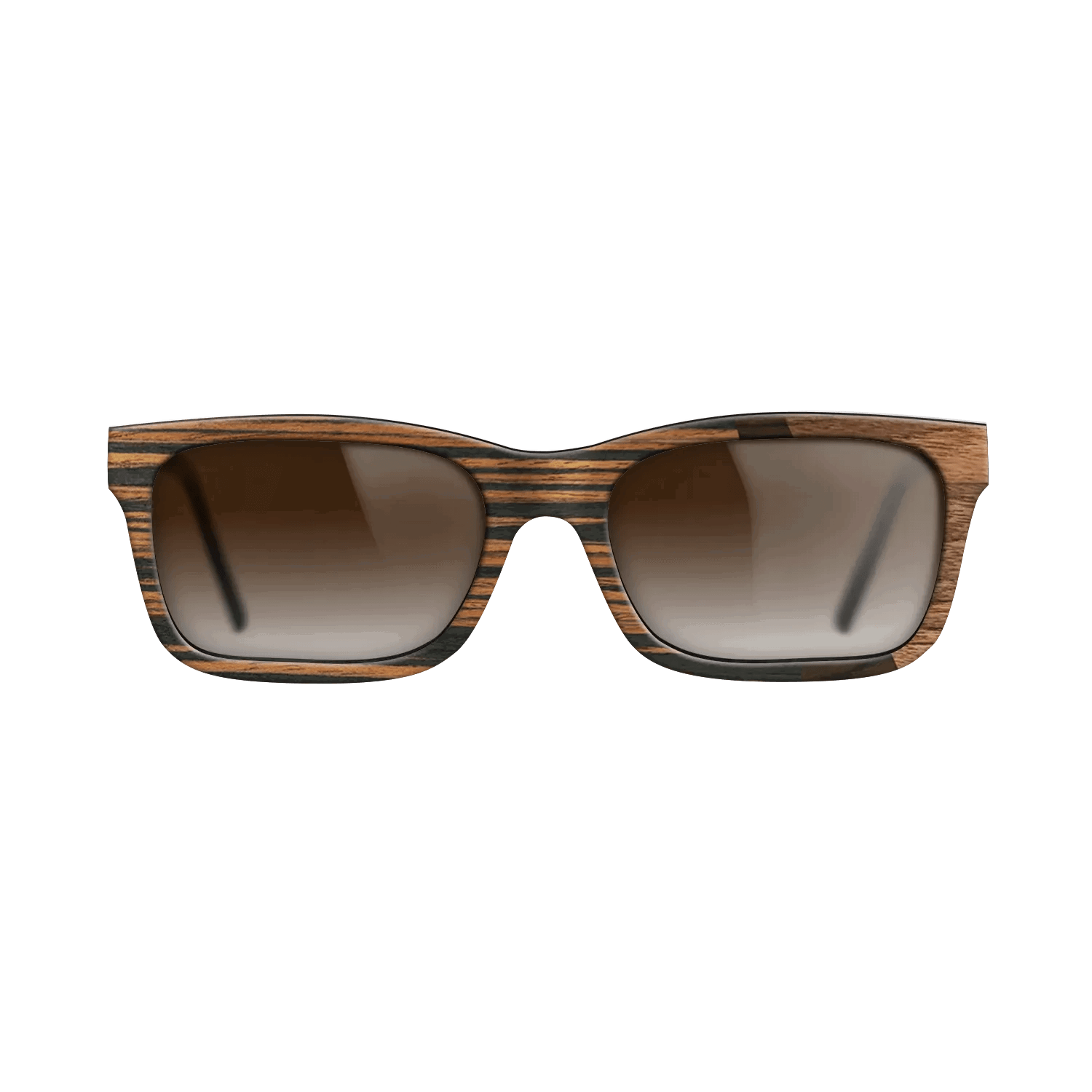 Italian Ebony,Fumed Oak,Walnut Claro Dark: Angle Cut - The Sage - Rectangle - SIRIS wood optic
