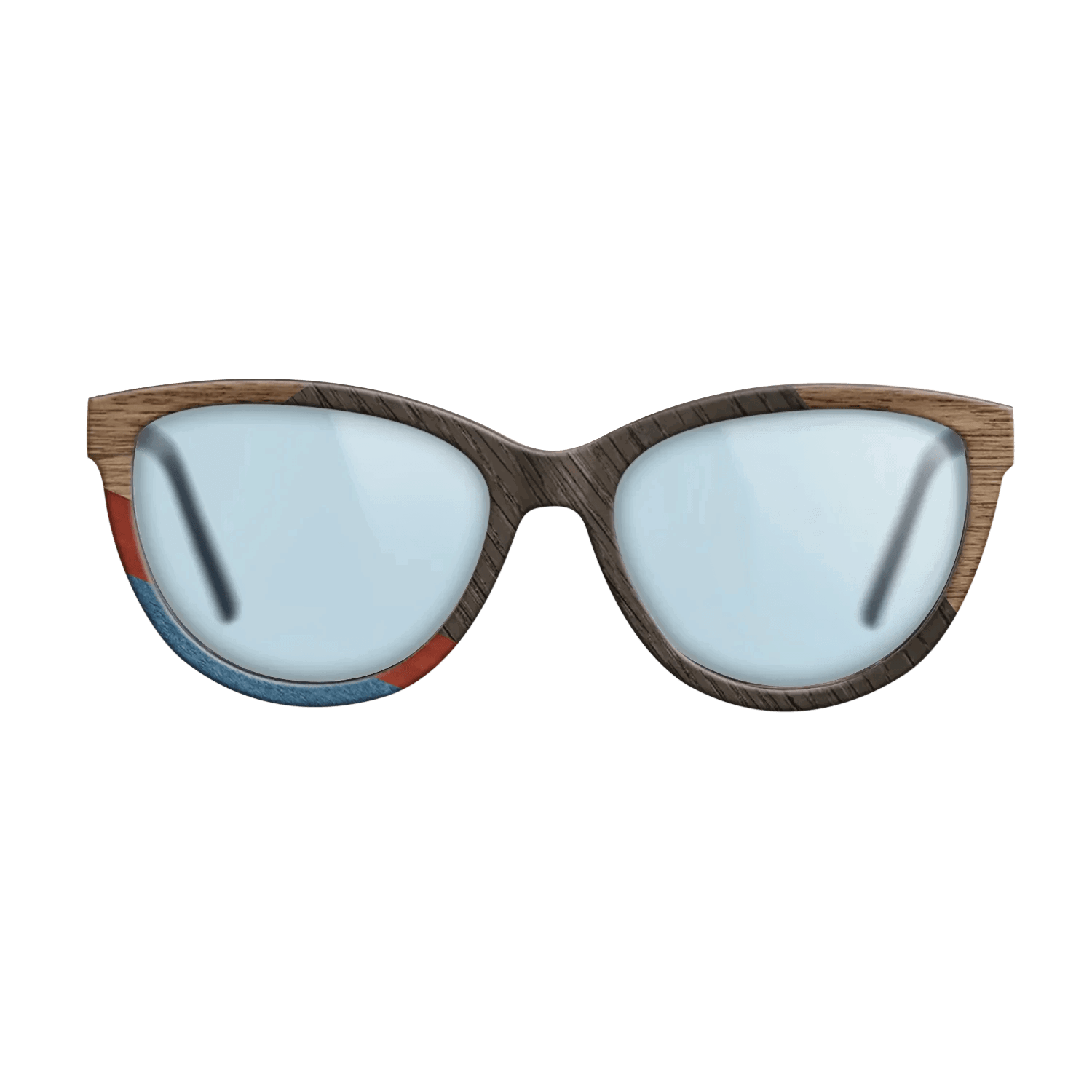 Italian Ebony,Fumed Oak,Walnut: Straight Grain,Poplar Dyed: Red,Poplar Dyed: Blue Denim,Olive Burl: Geometric - The Maiden - Cat - 1166 - SIRIS wood optic