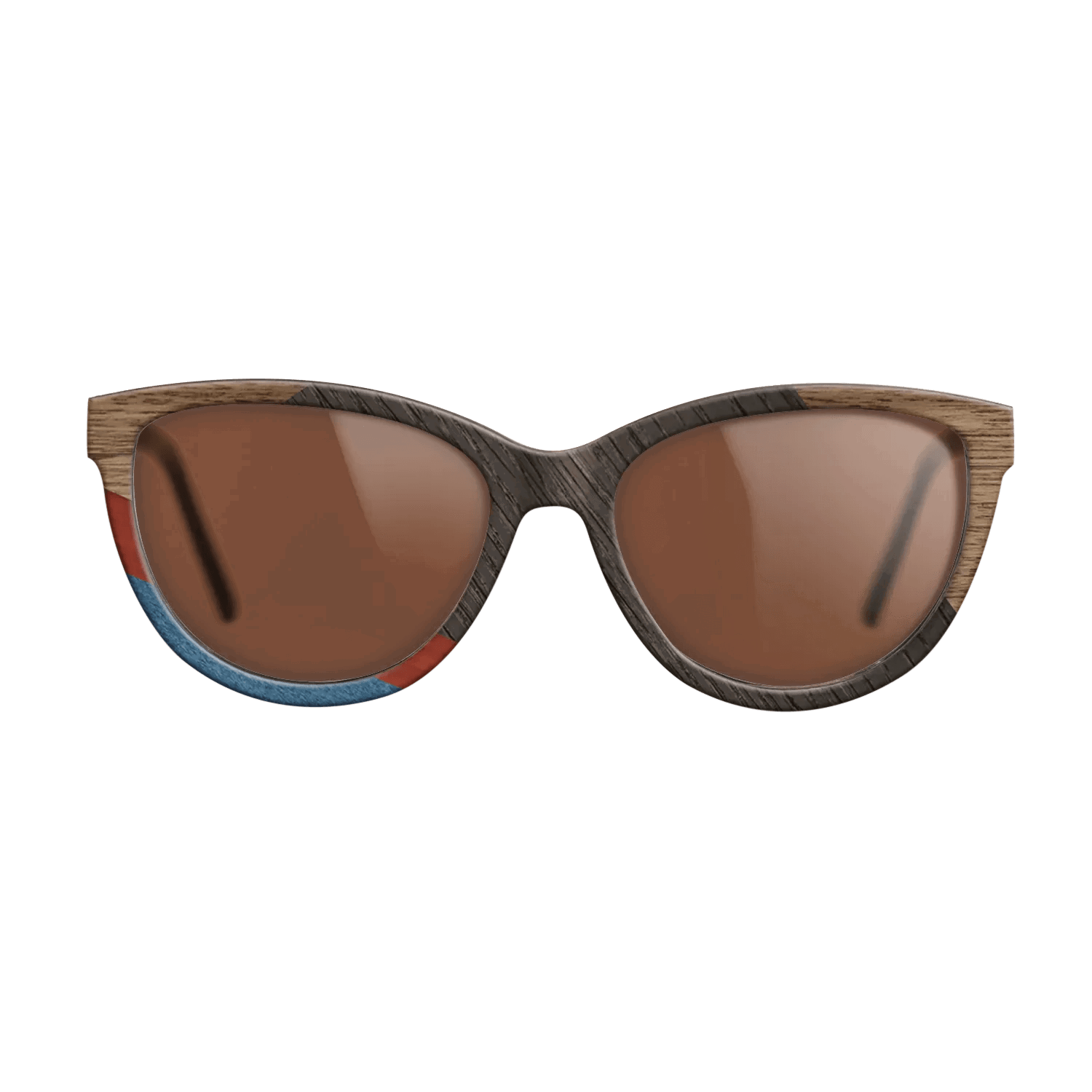 Italian Ebony,Fumed Oak,Walnut: Straight Grain,Poplar Dyed: Red,Poplar Dyed: Blue Denim,Olive Burl: Geometric - The Maiden - Cat - 1166 - SIRIS wood optic