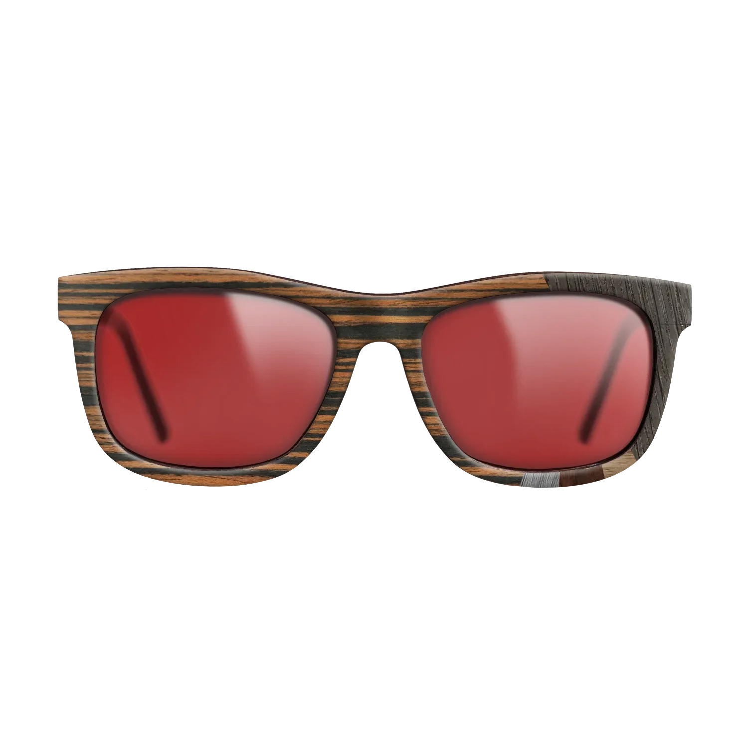 Italian Ebony,Fumed Oak,Wenge,Poplar Dyed: Grey: Fractal - The Hero - Square - SIRIS wood optic