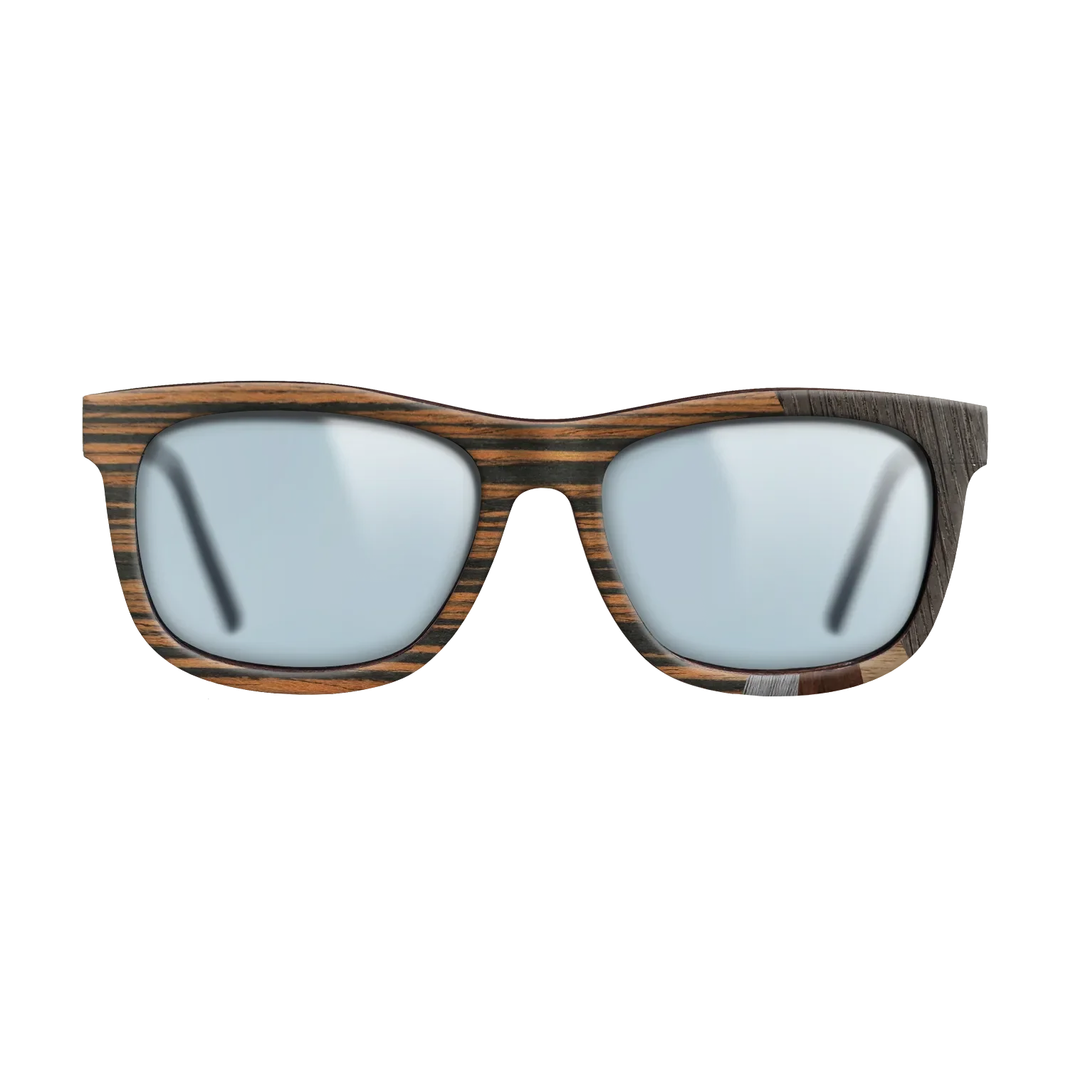 Italian Ebony,Fumed Oak,Wenge,Poplar Dyed: Grey: Fractal - The Hero - Square - SIRIS wood optic