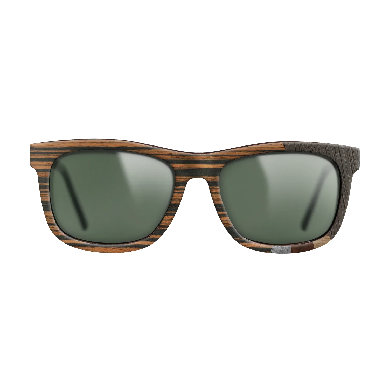 Italian Ebony,Fumed Oak,Wenge,Poplar Dyed: Grey: Fractal - The Hero - Square - SIRIS wood optic