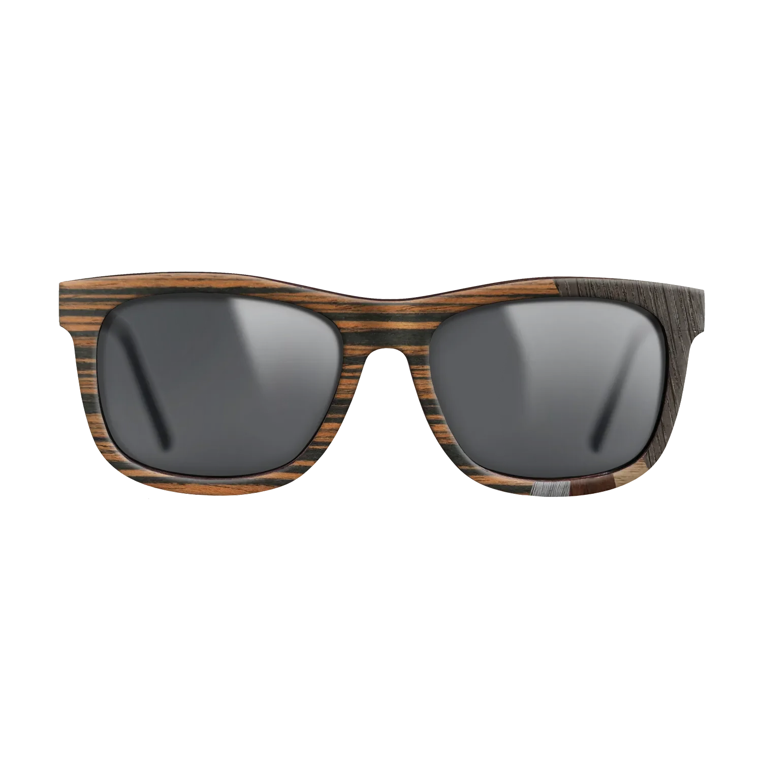 Italian Ebony,Fumed Oak,Wenge,Poplar Dyed: Grey: Fractal - The Hero - Square - SIRIS wood optic