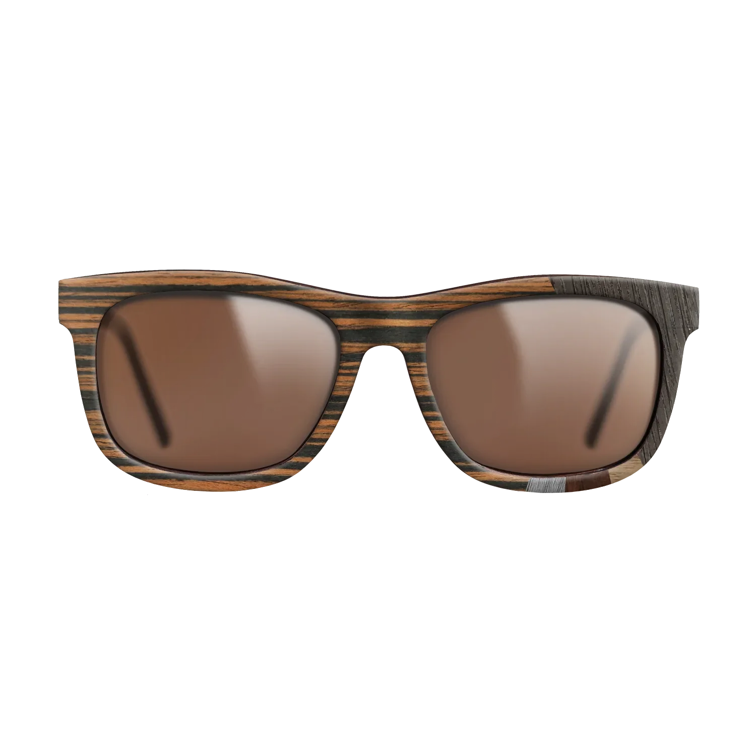Italian Ebony,Fumed Oak,Wenge,Poplar Dyed: Grey: Fractal - The Hero - Square - SIRIS wood optic