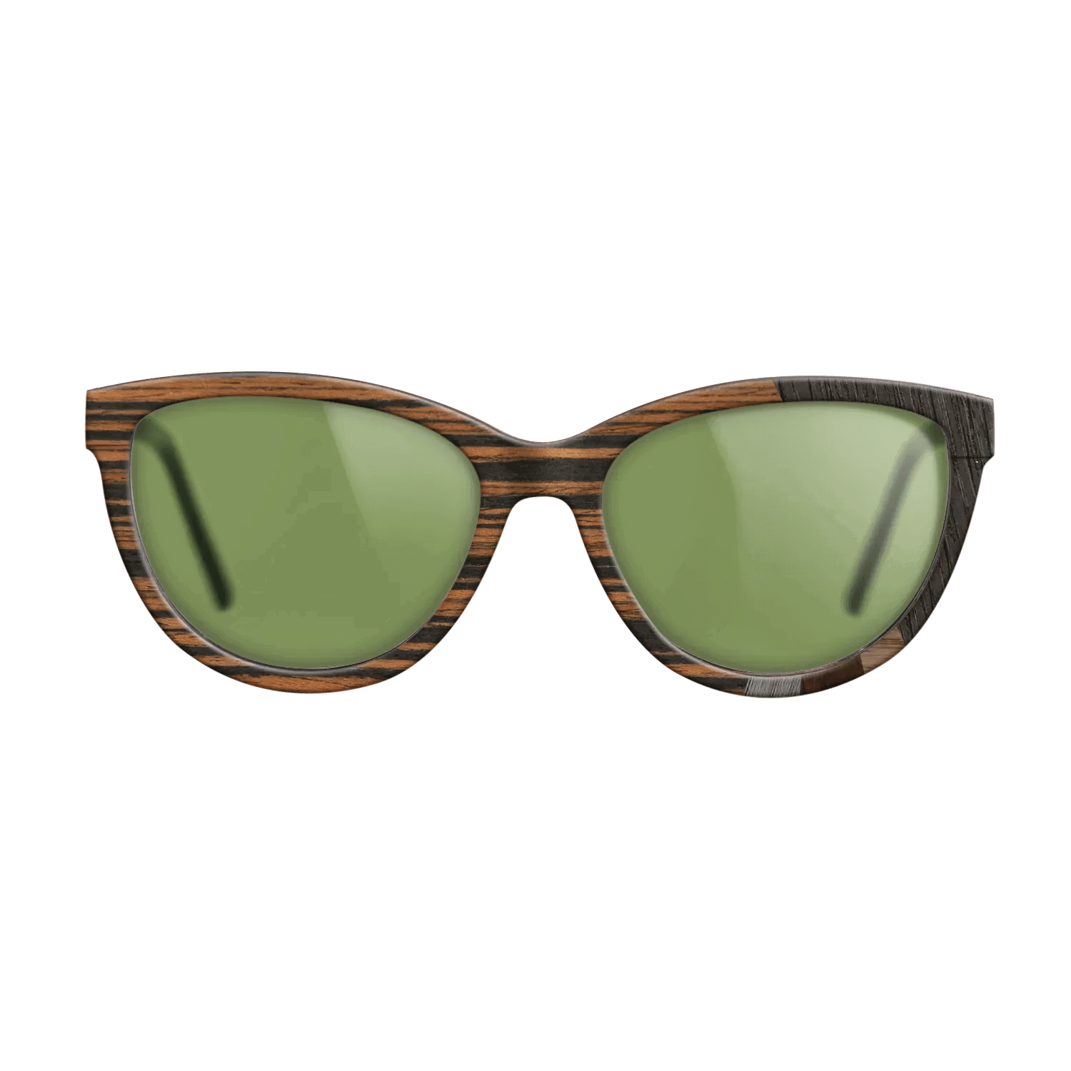 Italian Ebony,Fumed Oak,Wenge,Poplar Dyed: Grey: Fractal - The Maiden - Cat - SIRIS wood optic