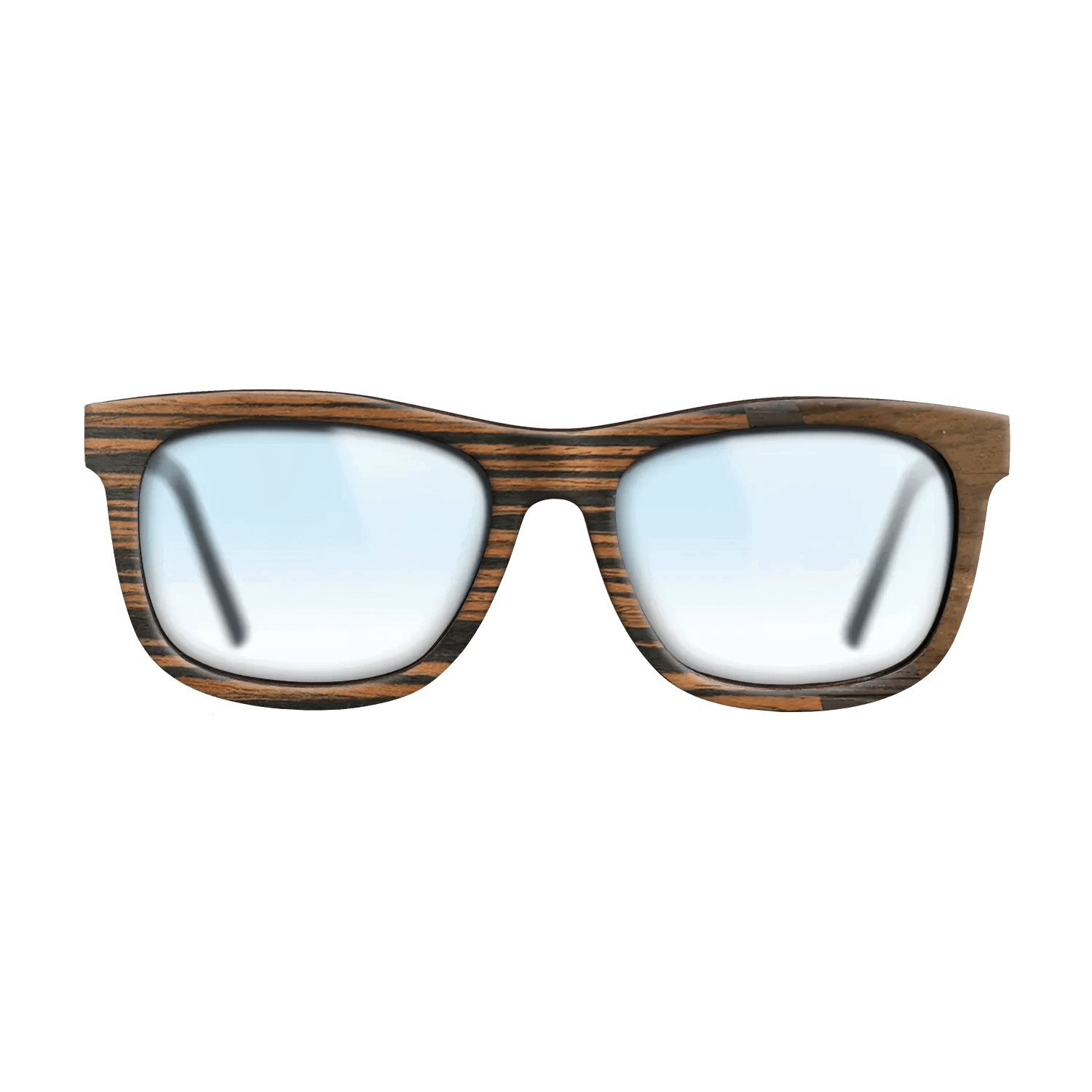 Italian Ebony,Fumed Oak,Ziricote Light Quartered: Angle Cut - The Hero - Square - SIRIS wood optic