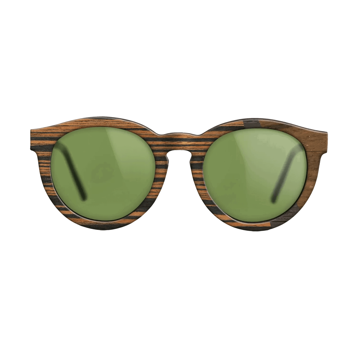 Italian Ebony,Fumed Oak,Ziricote Light Quartered: Angle Cut - The Rebel - Round - SIRIS wood optic