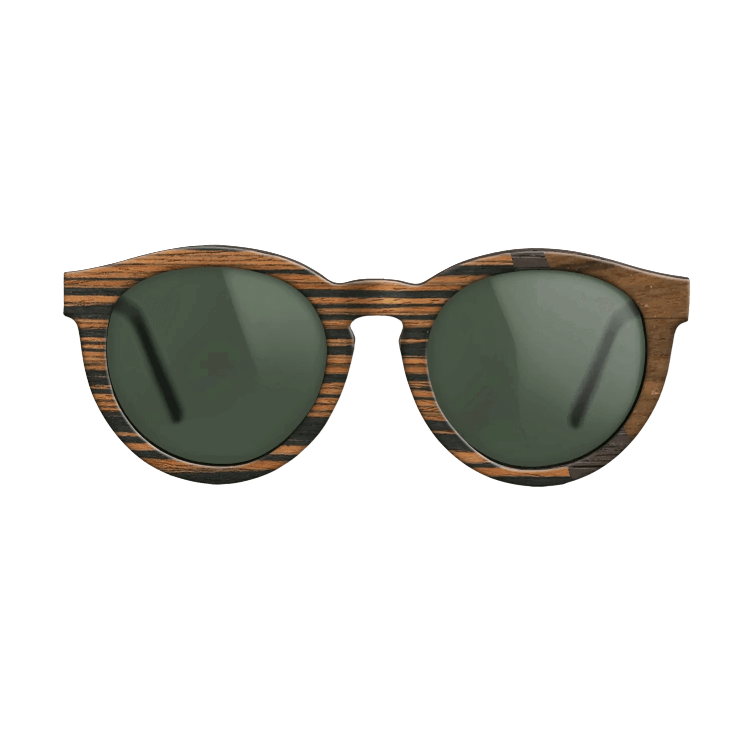 Italian Ebony,Fumed Oak,Ziricote Light Quartered: Angle Cut - The Rebel - Round - SIRIS wood optic