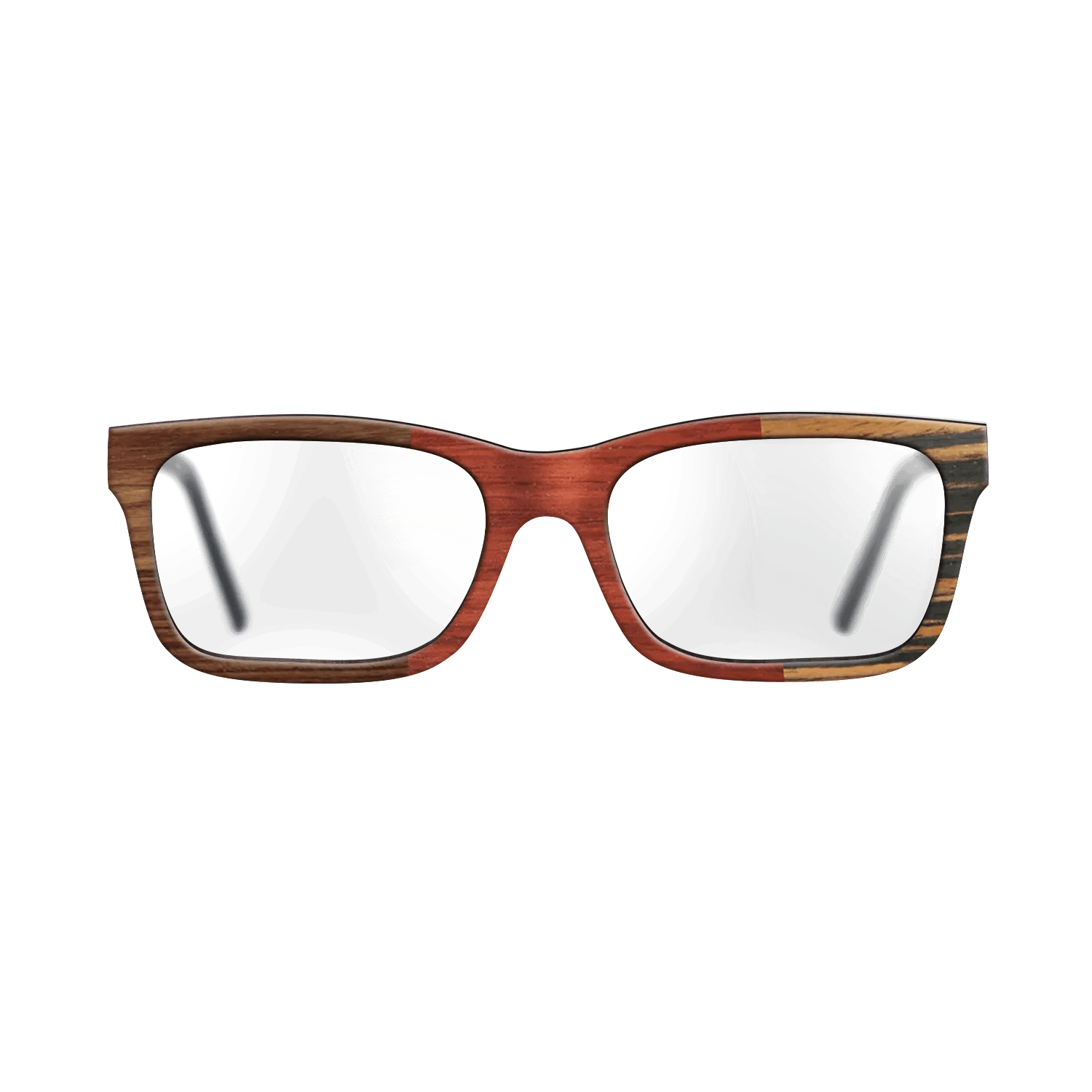 Italian Ebony,Kingwood,Poplar Dyed: Red: Patch - The Sage - Rectangle - 863 - SIRIS wood optic