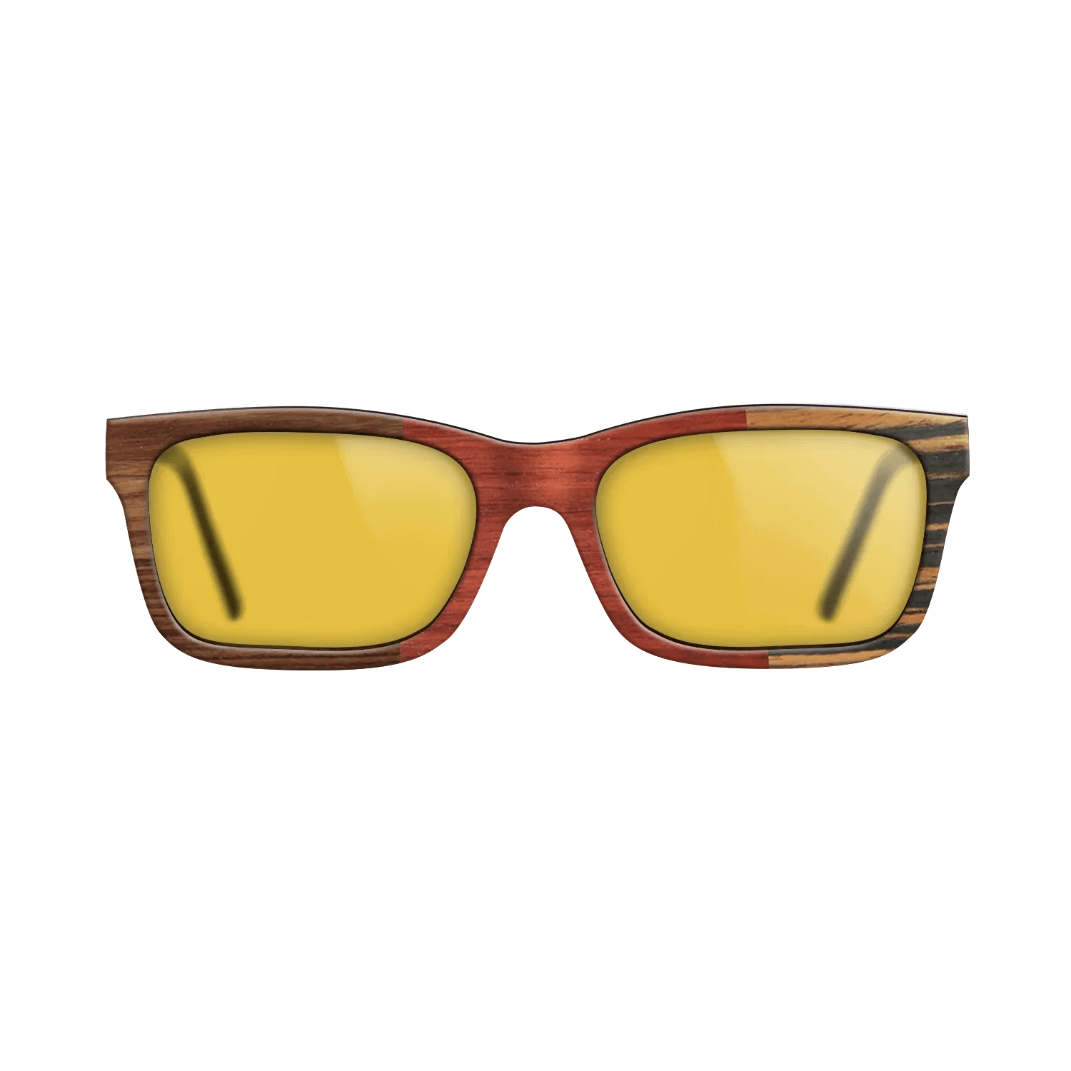 Italian Ebony,Kingwood,Poplar Dyed: Red: Patch - The Sage - Rectangle - 863 - SIRIS wood optic