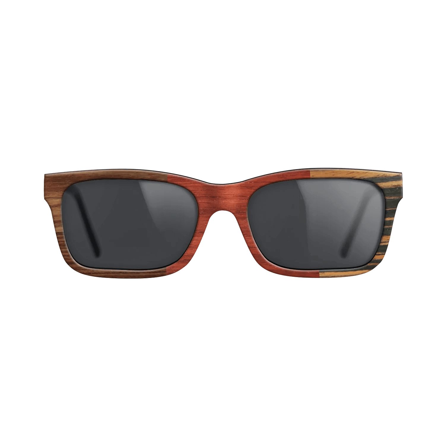 Italian Ebony,Kingwood,Poplar Dyed: Red: Patch - The Sage - Rectangle - 863 - SIRIS wood optic