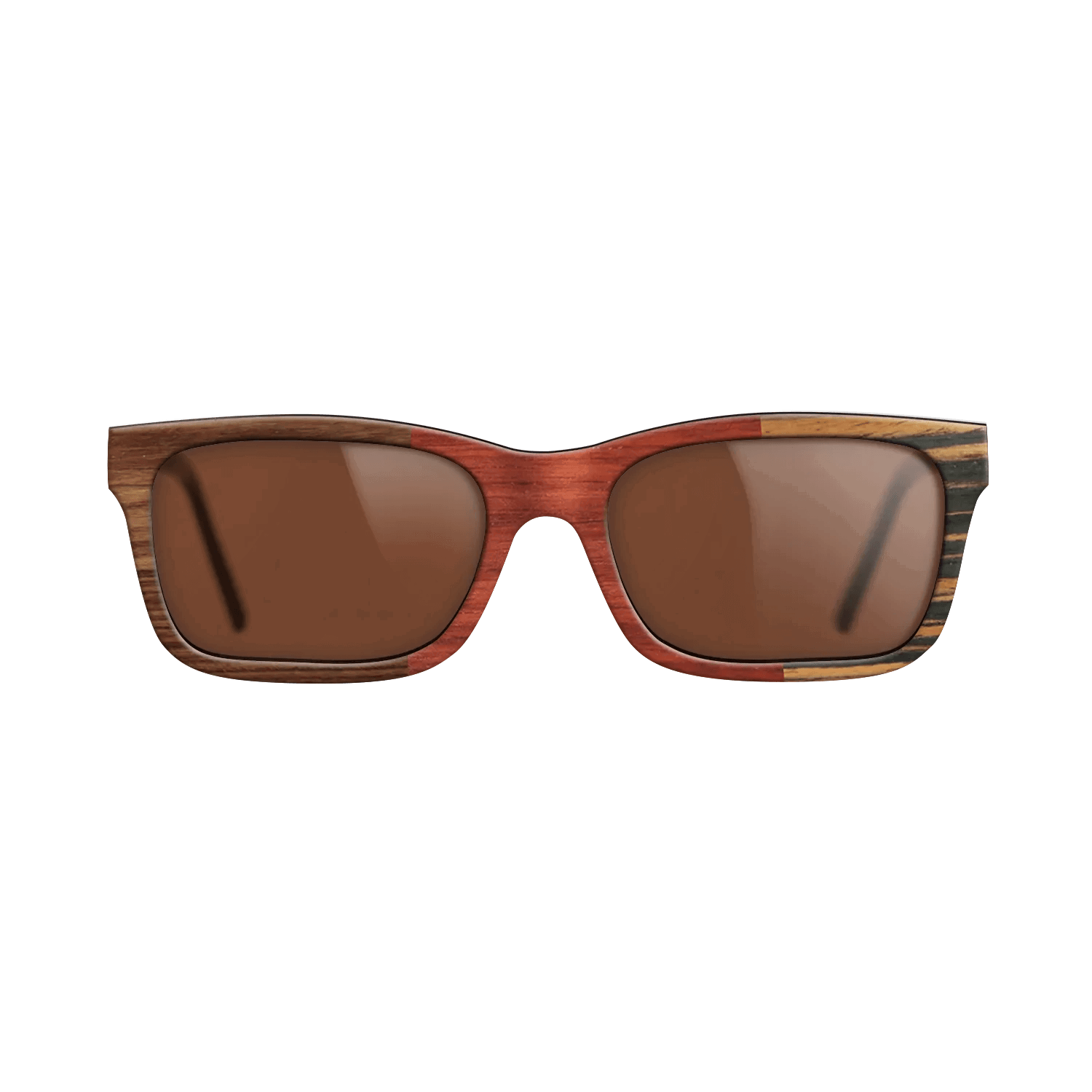 Italian Ebony,Kingwood,Poplar Dyed: Red: Patch - The Sage - Rectangle - 863 - SIRIS wood optic