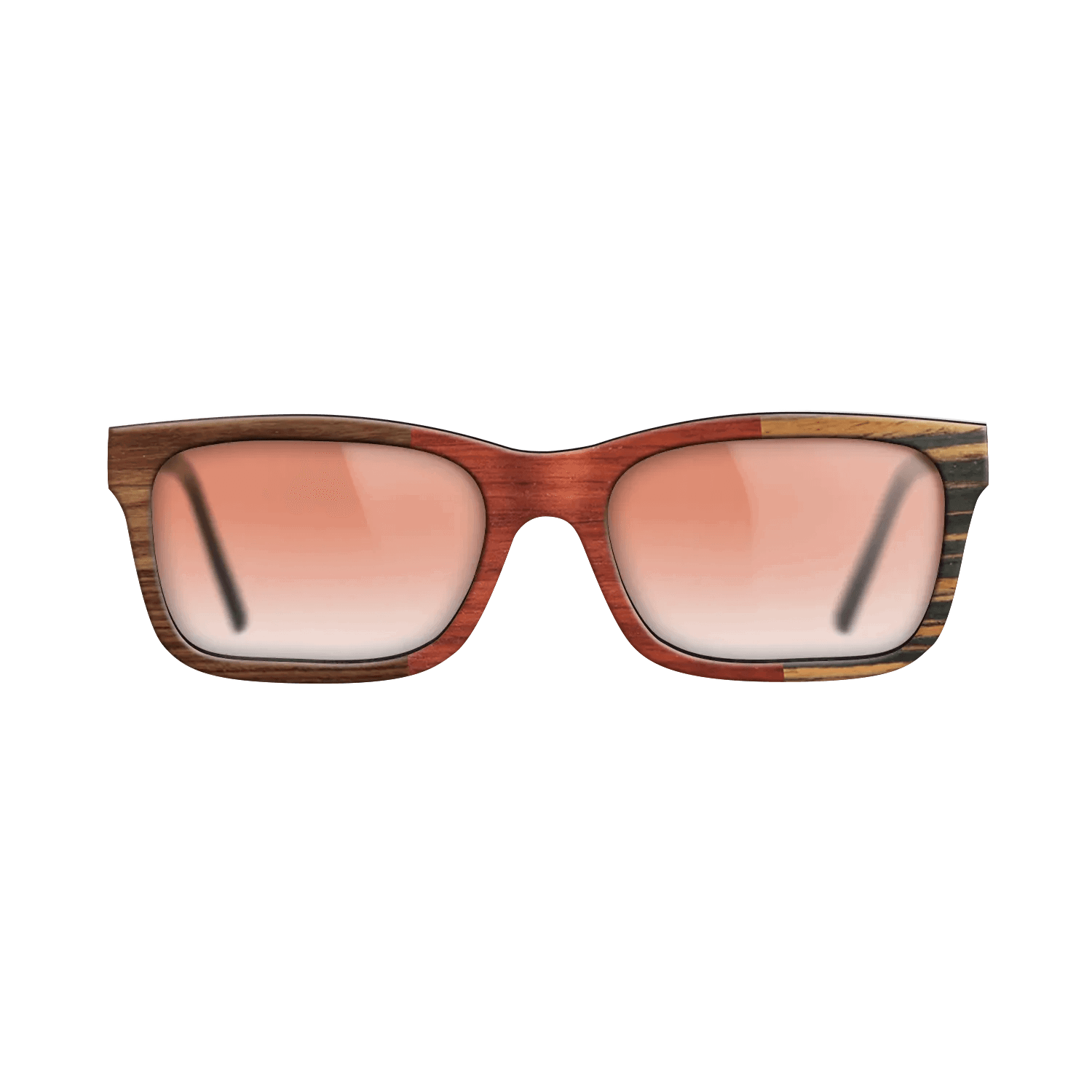 Italian Ebony,Kingwood,Poplar Dyed: Red: Patch - The Sage - Rectangle - 863 - SIRIS wood optic