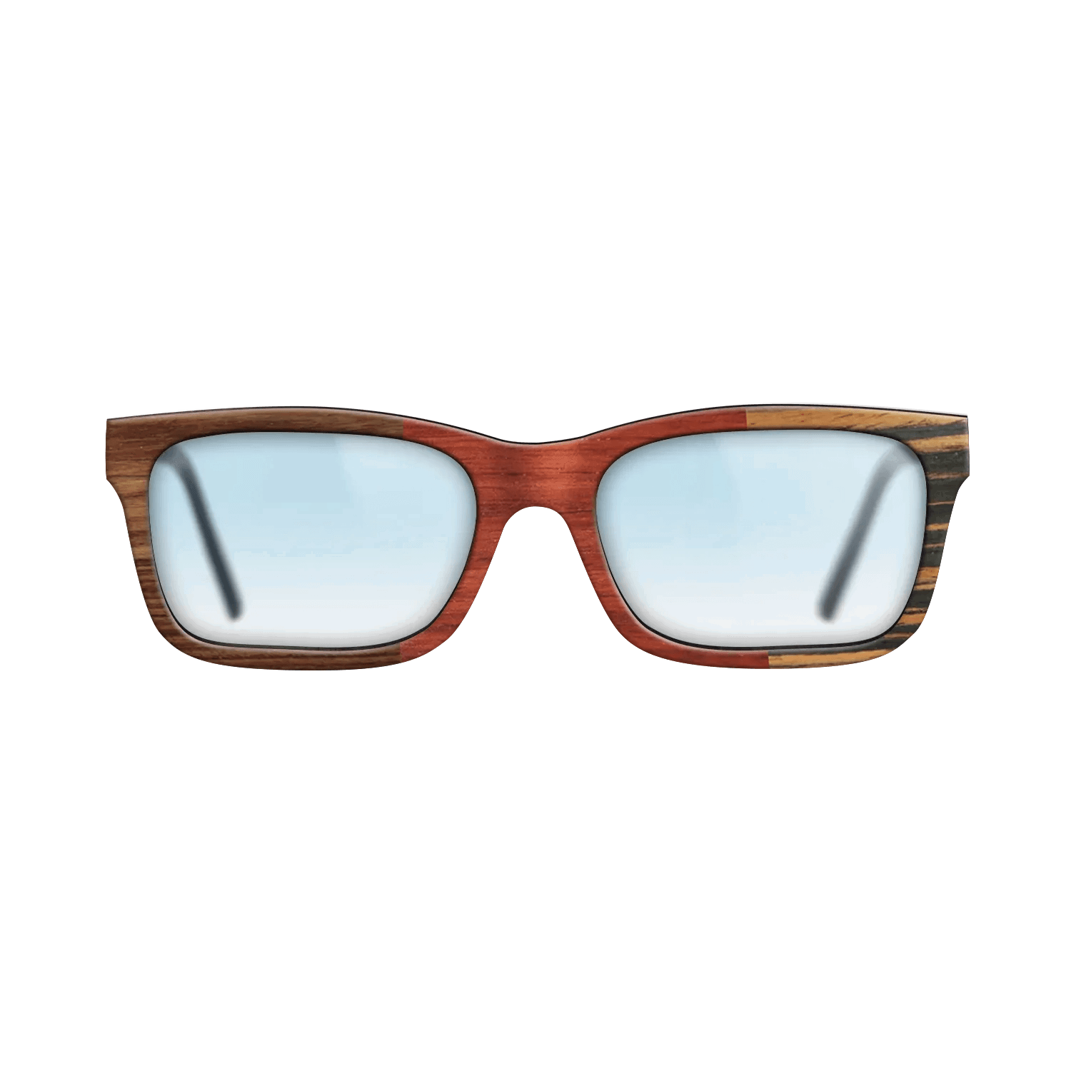Italian Ebony,Kingwood,Poplar Dyed: Red: Patch - The Sage - Rectangle - 863 - SIRIS wood optic