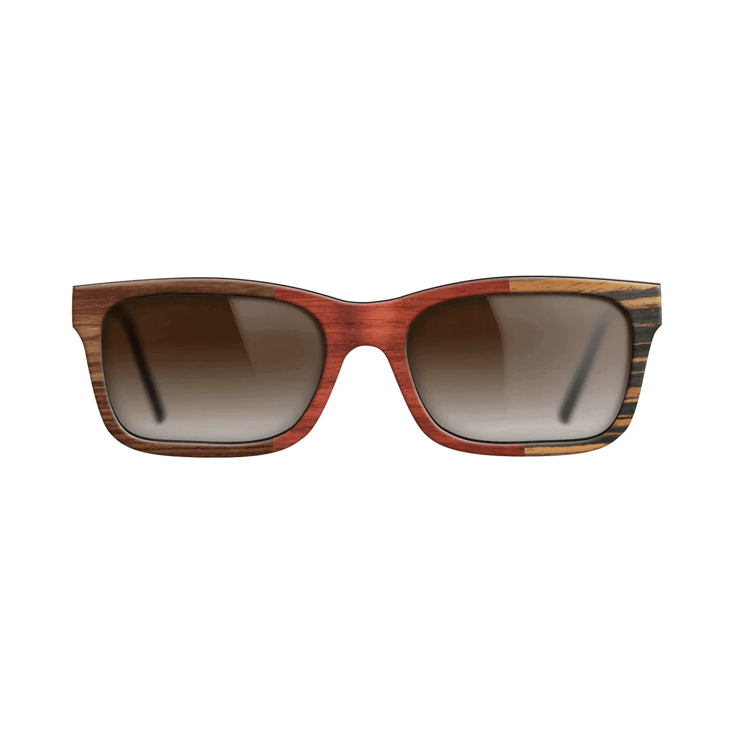 Italian Ebony,Kingwood,Poplar Dyed: Red: Patch - The Sage - Rectangle - 863 - SIRIS wood optic