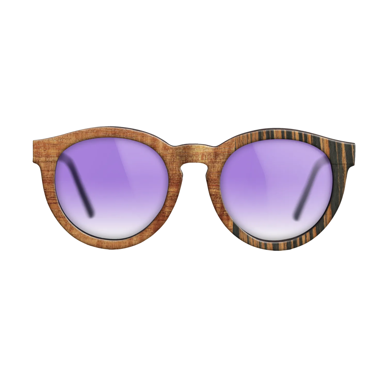Italian Ebony,Koa,Fumed Oak: Patch - The Rebel - Round - 1721 - SIRIS wood optic