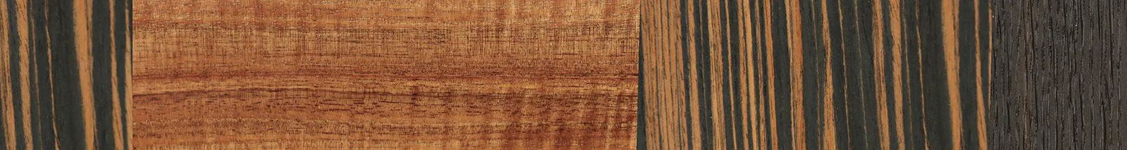 Italian Ebony,Koa,Fumed Oak: Patch - The Sage - Rectangle - 1721 - SIRIS wood optic