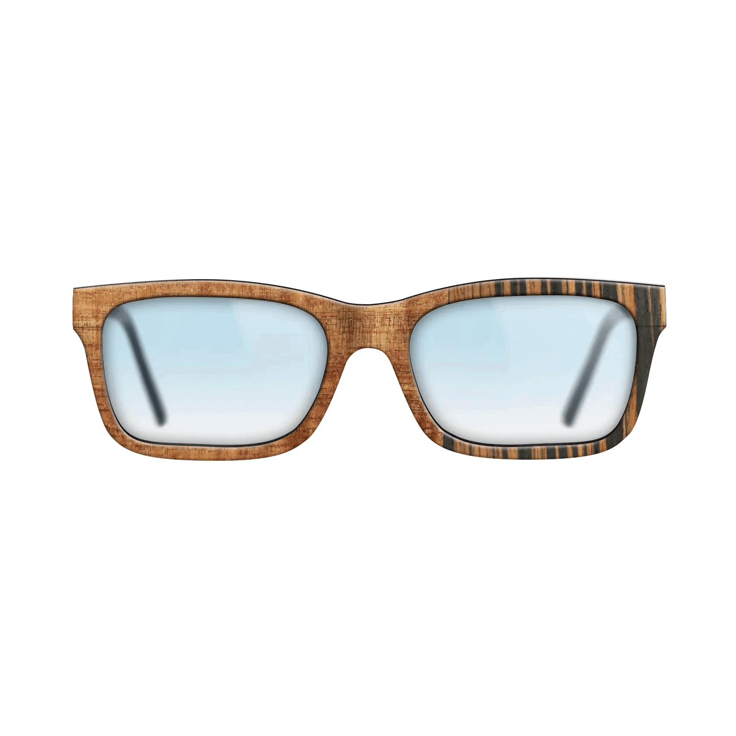Italian Ebony,Koa,Fumed Oak: Patch - The Sage - Rectangle - 1721 - SIRIS wood optic