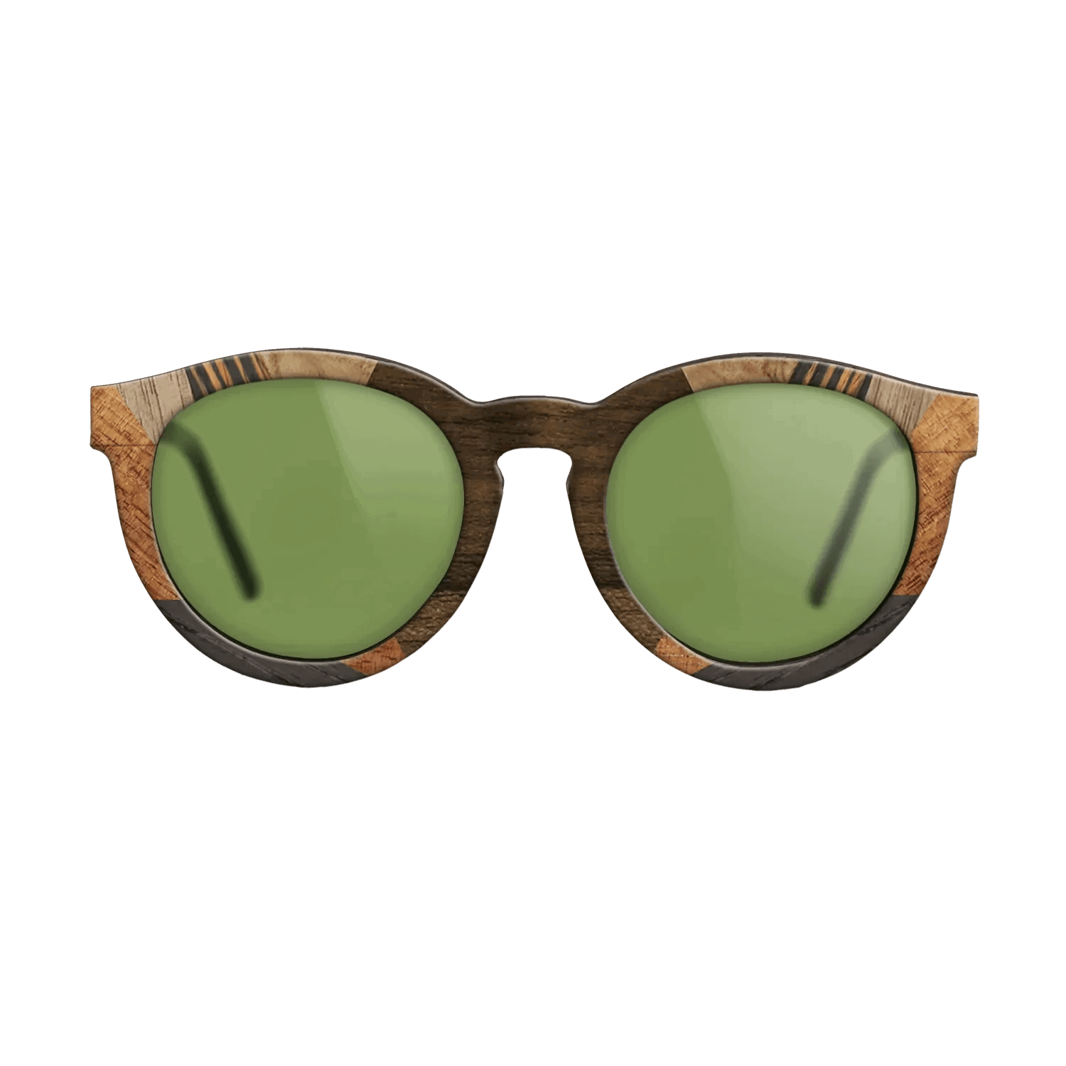 Italian Ebony,Koa,Olive Burl,Walnut: Straight Grain,Ziricote Light Quartered: Recursive - The Rebel - Round - 1526 - SIRIS wood optic