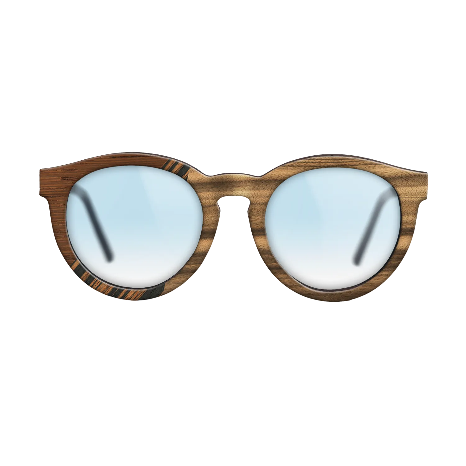 Italian Ebony,Louro Preto,Wenge,Ziricote Dark Quartered: Bauhaus - The Rebel - Round - 1484 - SIRIS wood optic