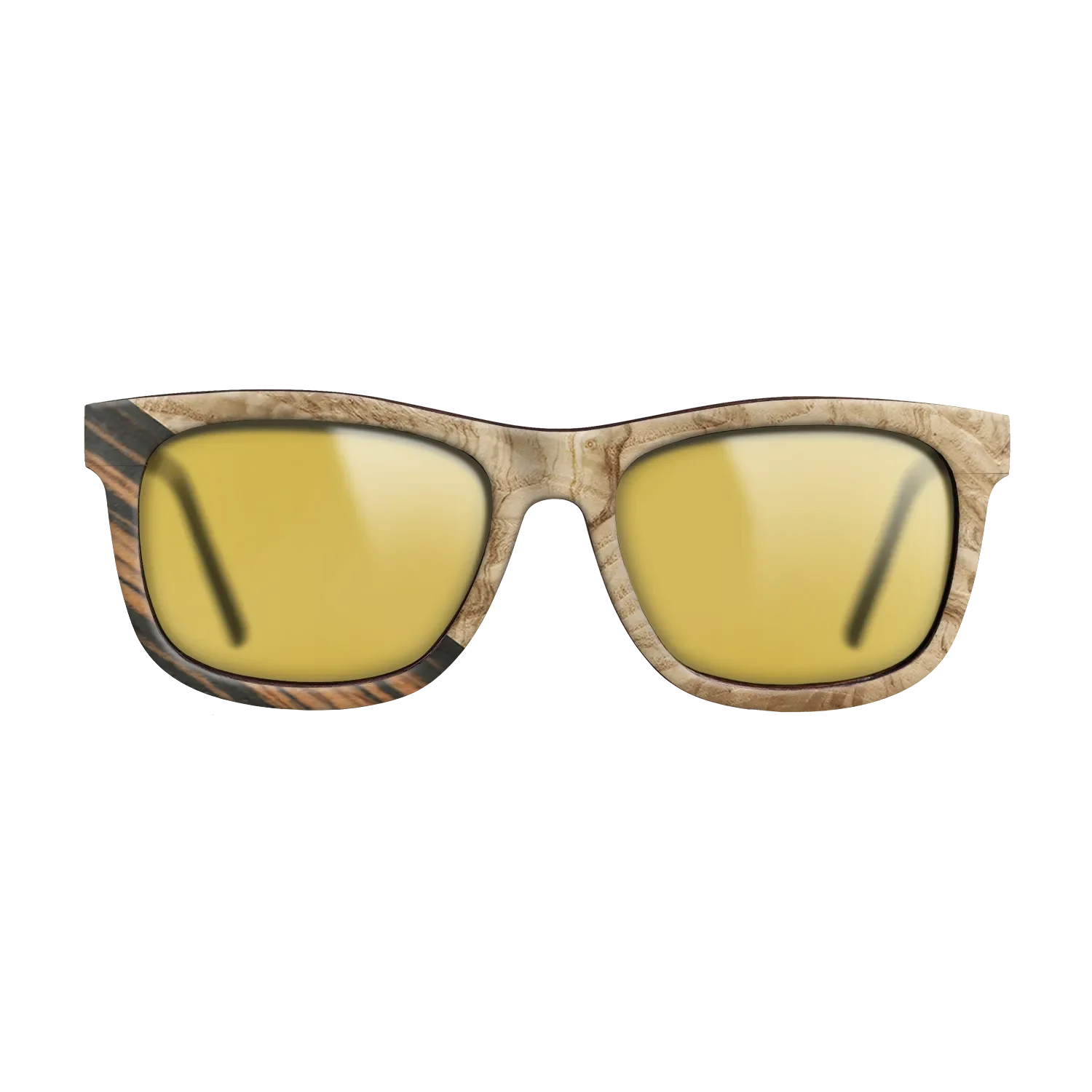 Italian Ebony,Olive Burl: Angle Cut - The Hero - Square - 1743 - SIRIS wood optic