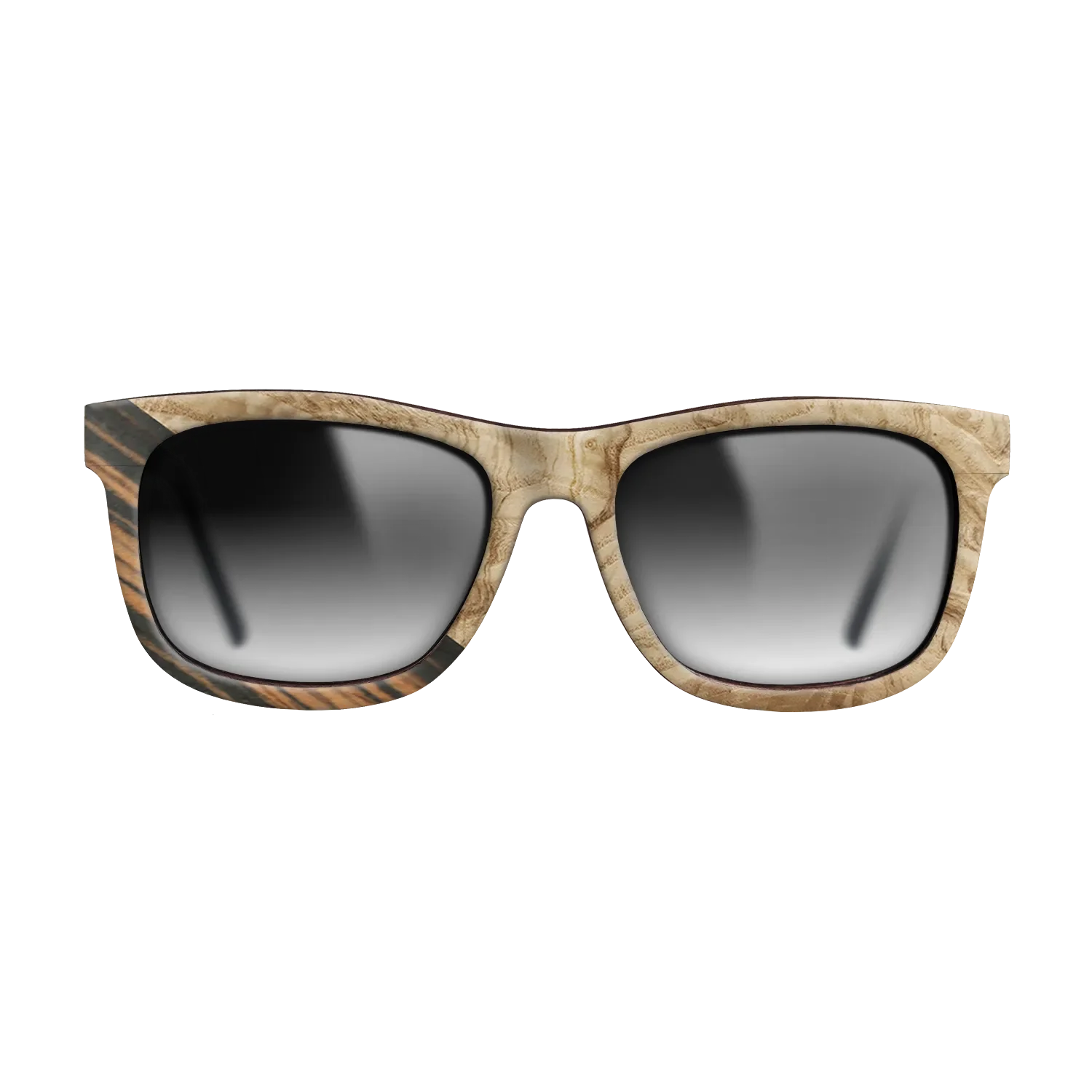 Italian Ebony,Olive Burl: Angle Cut - The Hero - Square - 1743 - SIRIS wood optic
