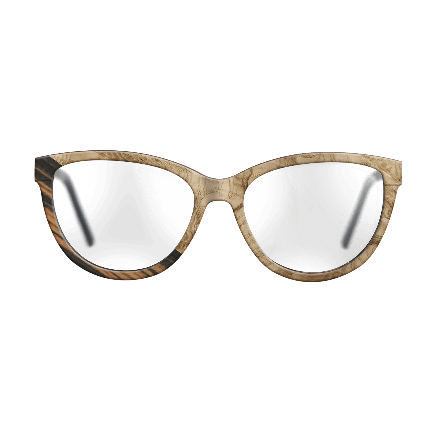 Italian Ebony,Olive Burl: Angle Cut - The Maiden - Cat - 1743 - SIRIS wood optic
