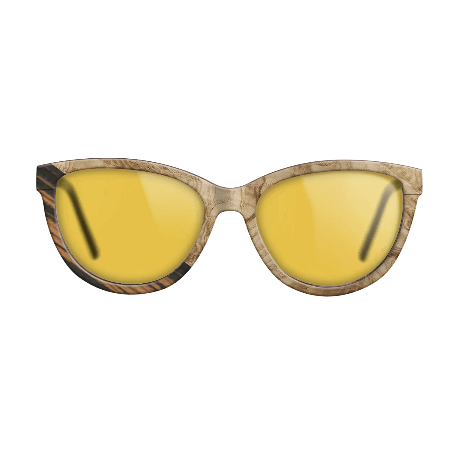 Italian Ebony,Olive Burl: Angle Cut - The Maiden - Cat - 1743 - SIRIS wood optic