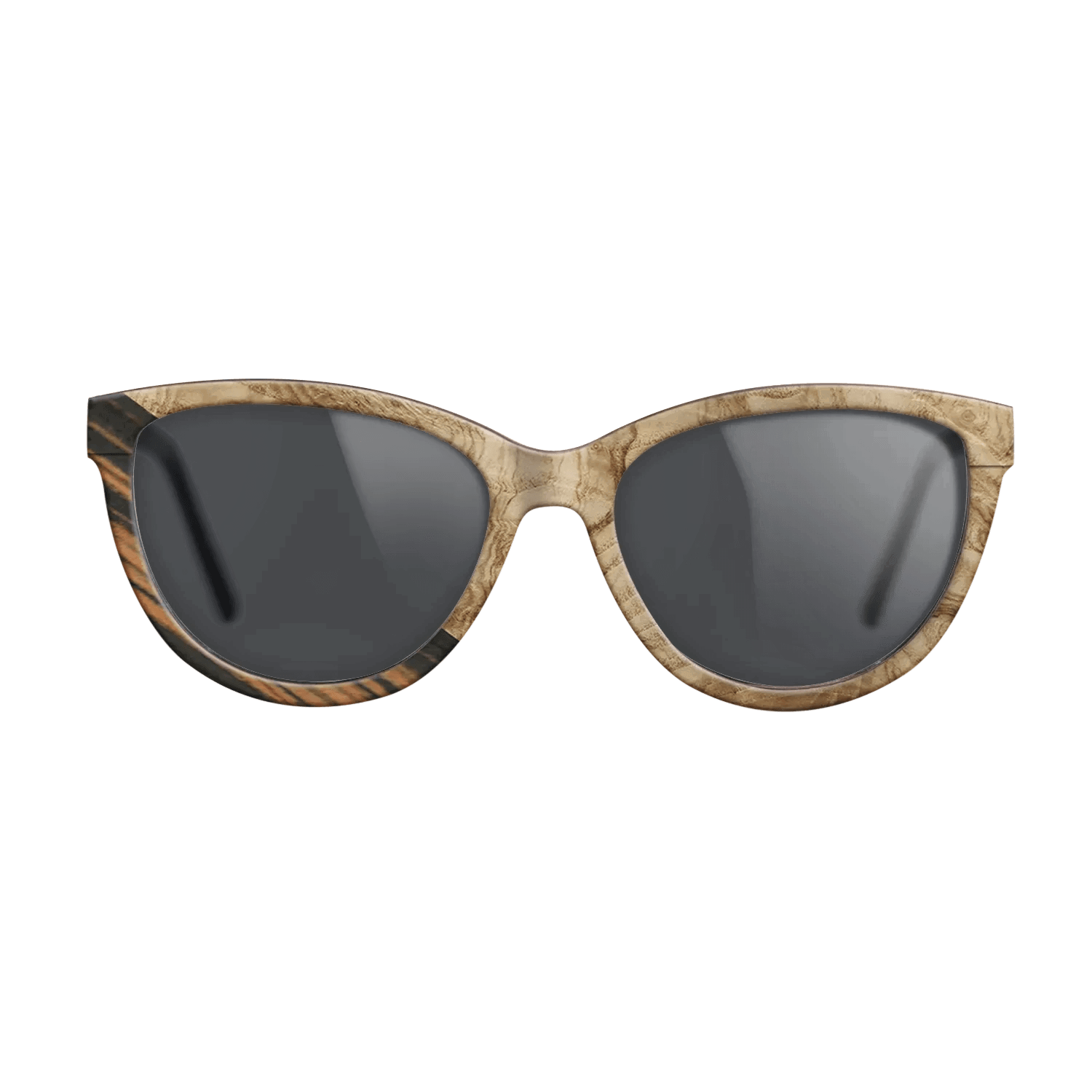 Italian Ebony,Olive Burl: Angle Cut - The Maiden - Cat - 1743 - SIRIS wood optic