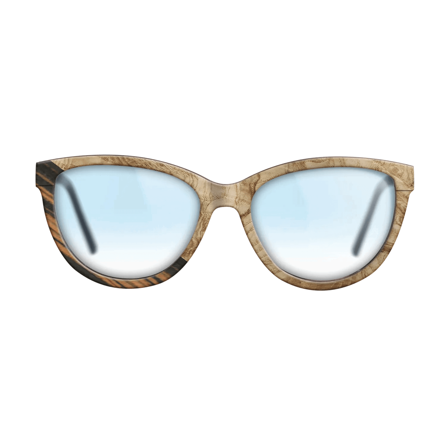 Italian Ebony,Olive Burl: Angle Cut - The Maiden - Cat - 1743 - SIRIS wood optic