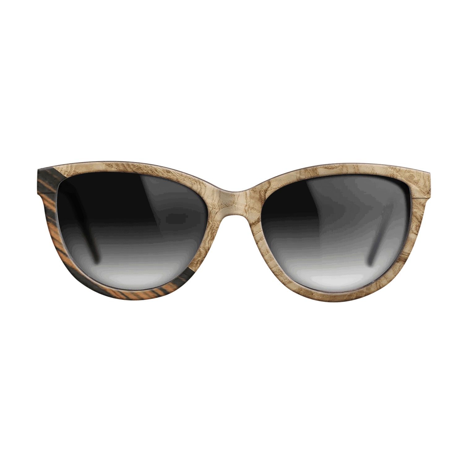 Italian Ebony,Olive Burl: Angle Cut - The Maiden - Cat - 1743 - SIRIS wood optic