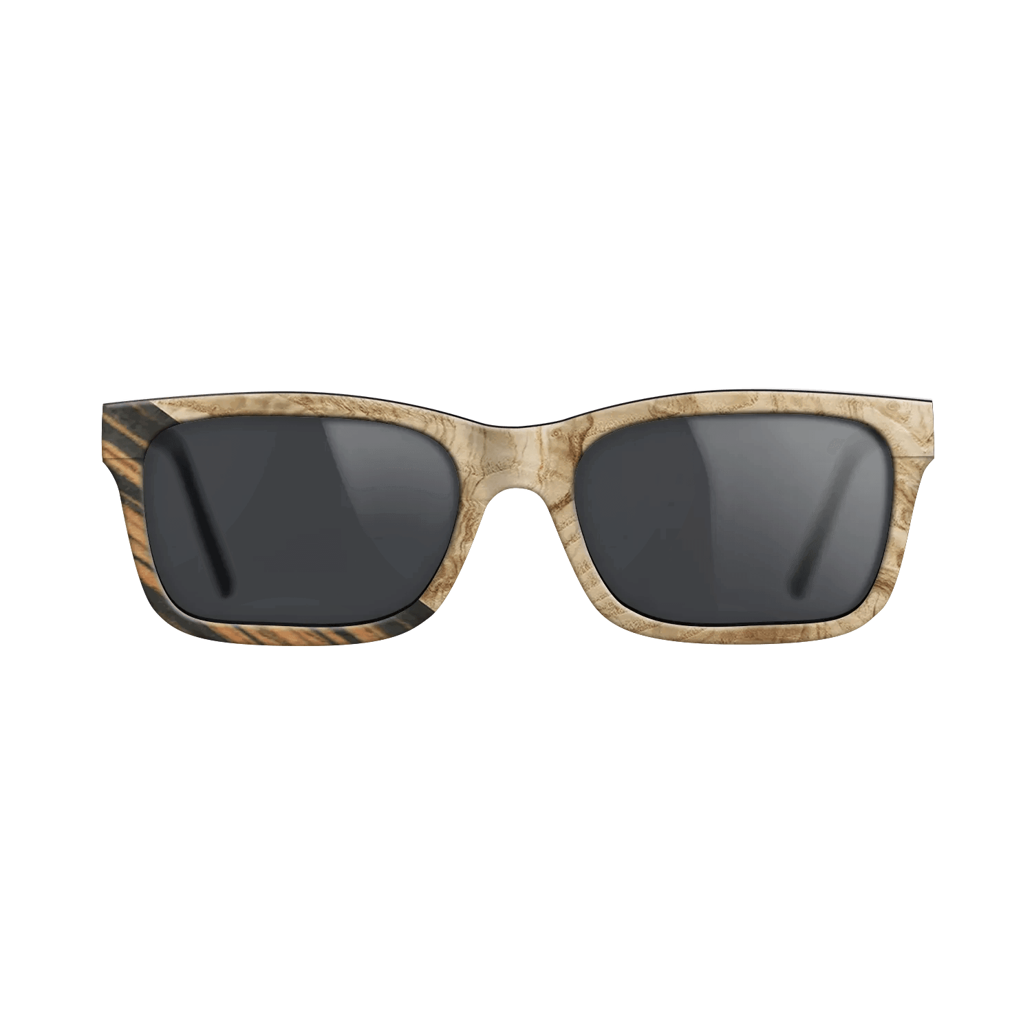 Italian Ebony,Olive Burl: Angle Cut - The Sage - Rectangle - 1743 - SIRIS wood optic
