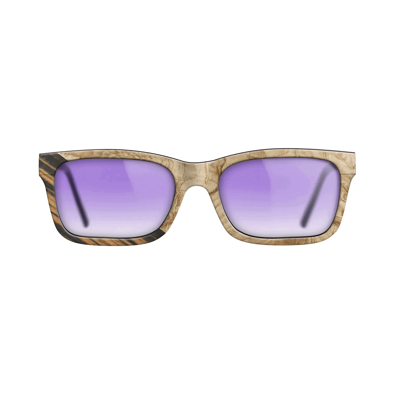 Italian Ebony,Olive Burl: Angle Cut - The Sage - Rectangle - 1743 - SIRIS wood optic