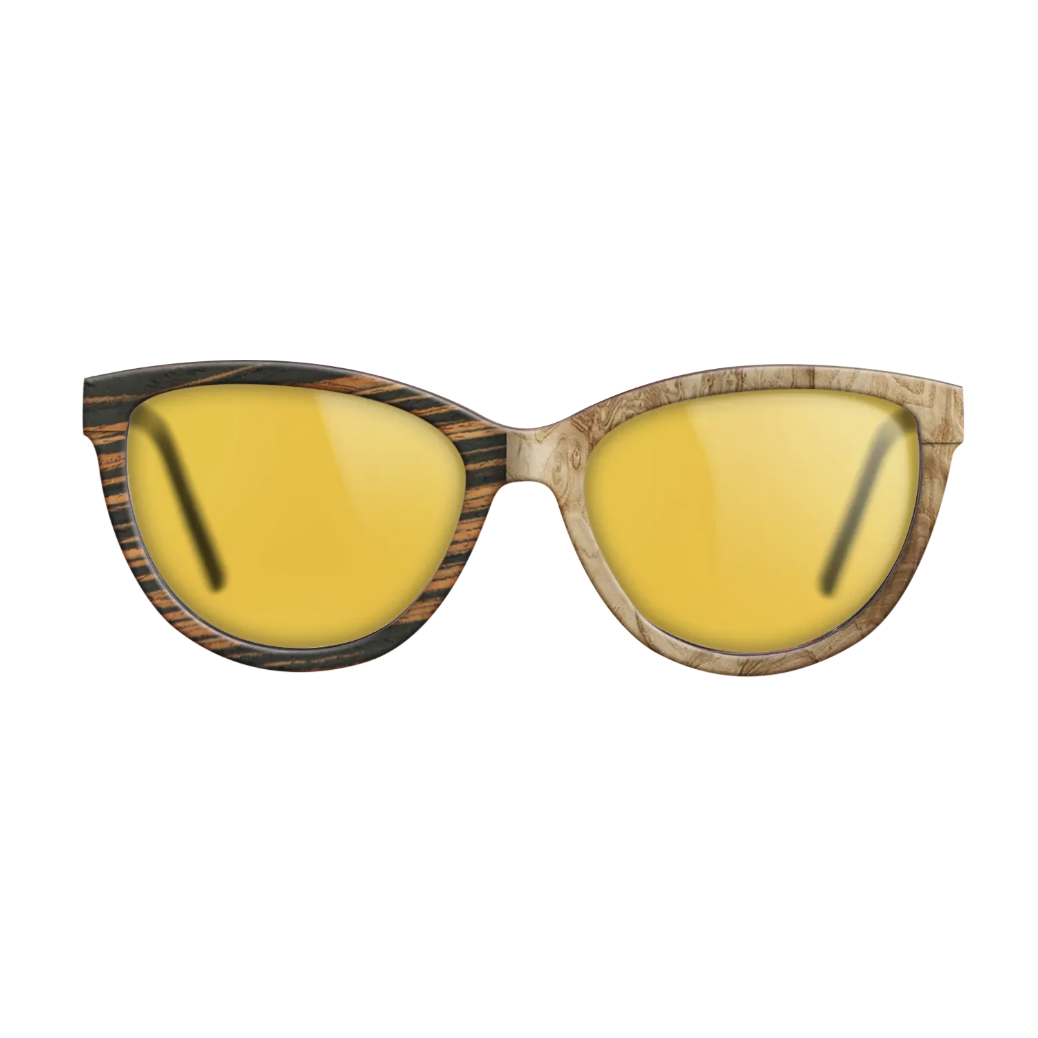 Italian Ebony,Olive Burl: Binary - The Maiden - Cat - 788 - SIRIS wood optic