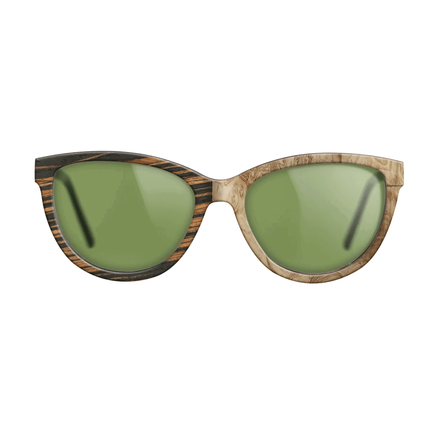 Italian Ebony,Olive Burl: Binary - The Maiden - Cat - 788 - SIRIS wood optic